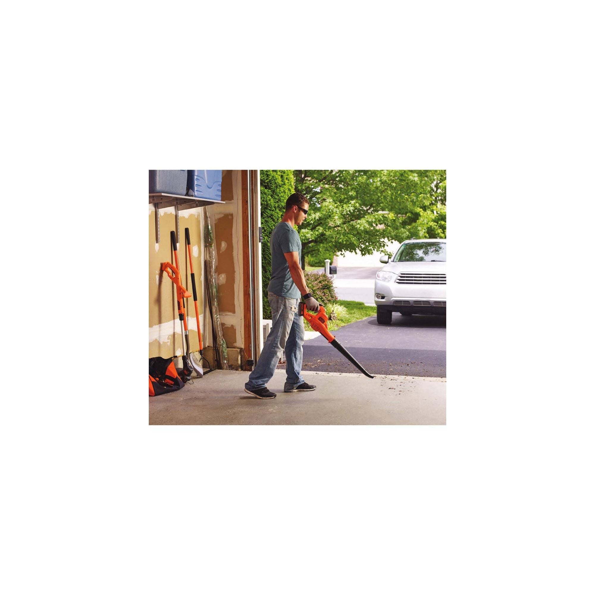 20V MAX* Lithium Cordless 10-Inch String Trimmer and Edger with Hard Surface Sweeper Combo Kit - Perfect for Lawn Care, Yard Maintenance and Driveway Cleaning