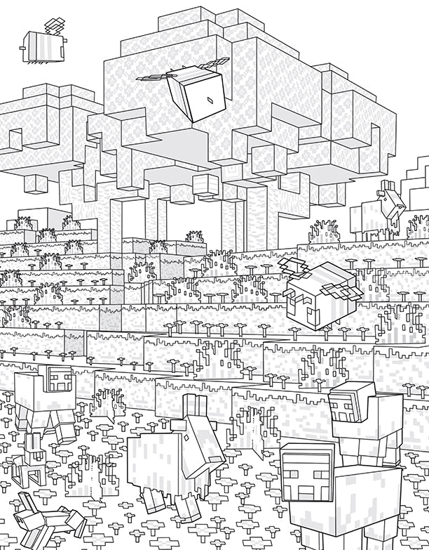 Official Minecraft Coloring Book Volume 2 - Creative Fun for Kids & Adults - Perfect for Birthday Gifts, Party Favors & Relaxation Activities