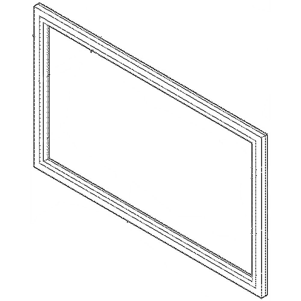 Genuine OEM Refrigerator Freezer Door Gasket (Black) - 242193211 Replacement Seal for Tight Fit & Energy Efficiency - Perfect for Kitchen Appliances & Home Repair