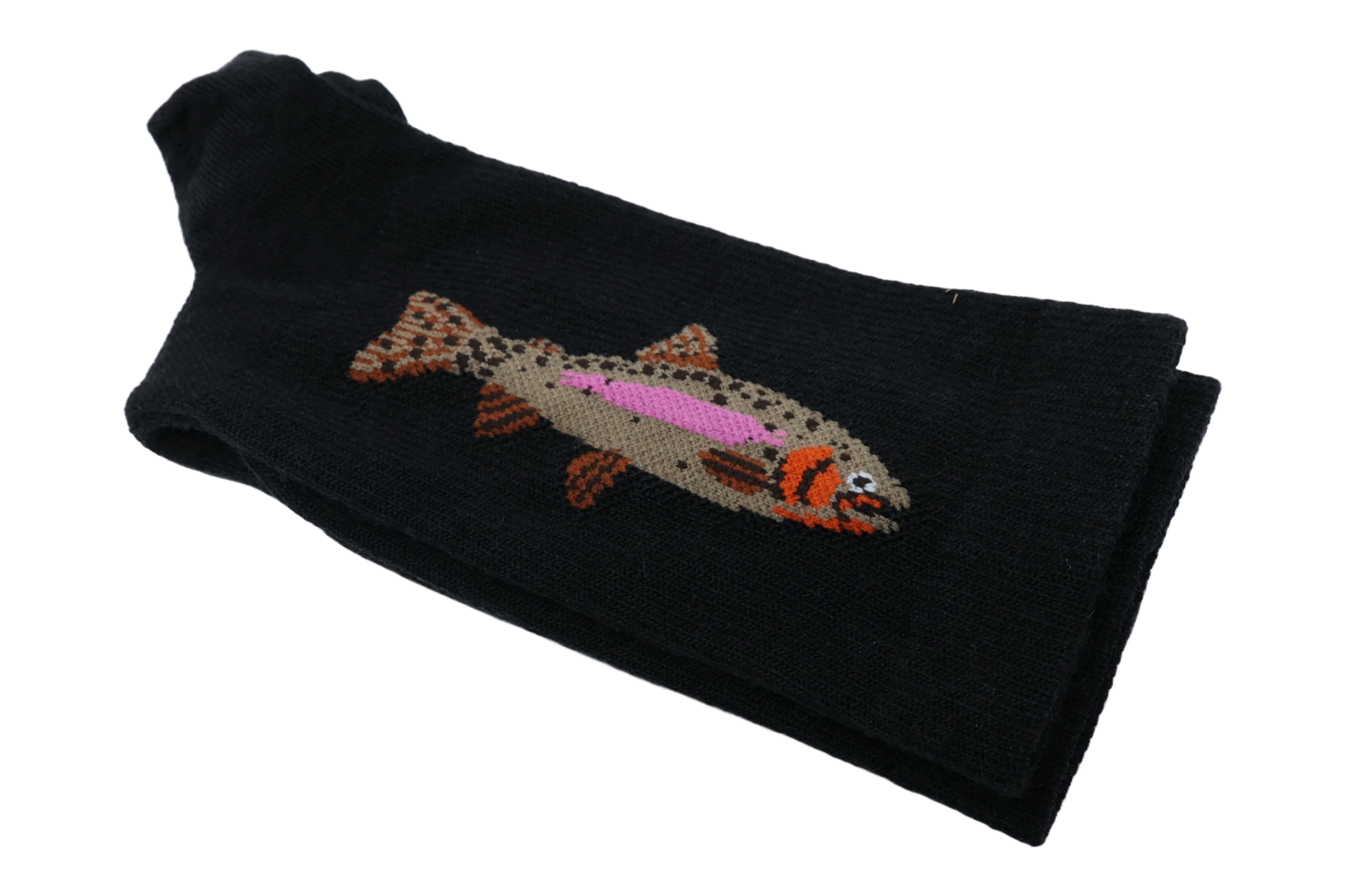 Premium Bonneville Cutthroat Trout Design Hiking Socks - Moisture-Wicking & Cushioned for Outdoor Adventures, Fishing, and Camping