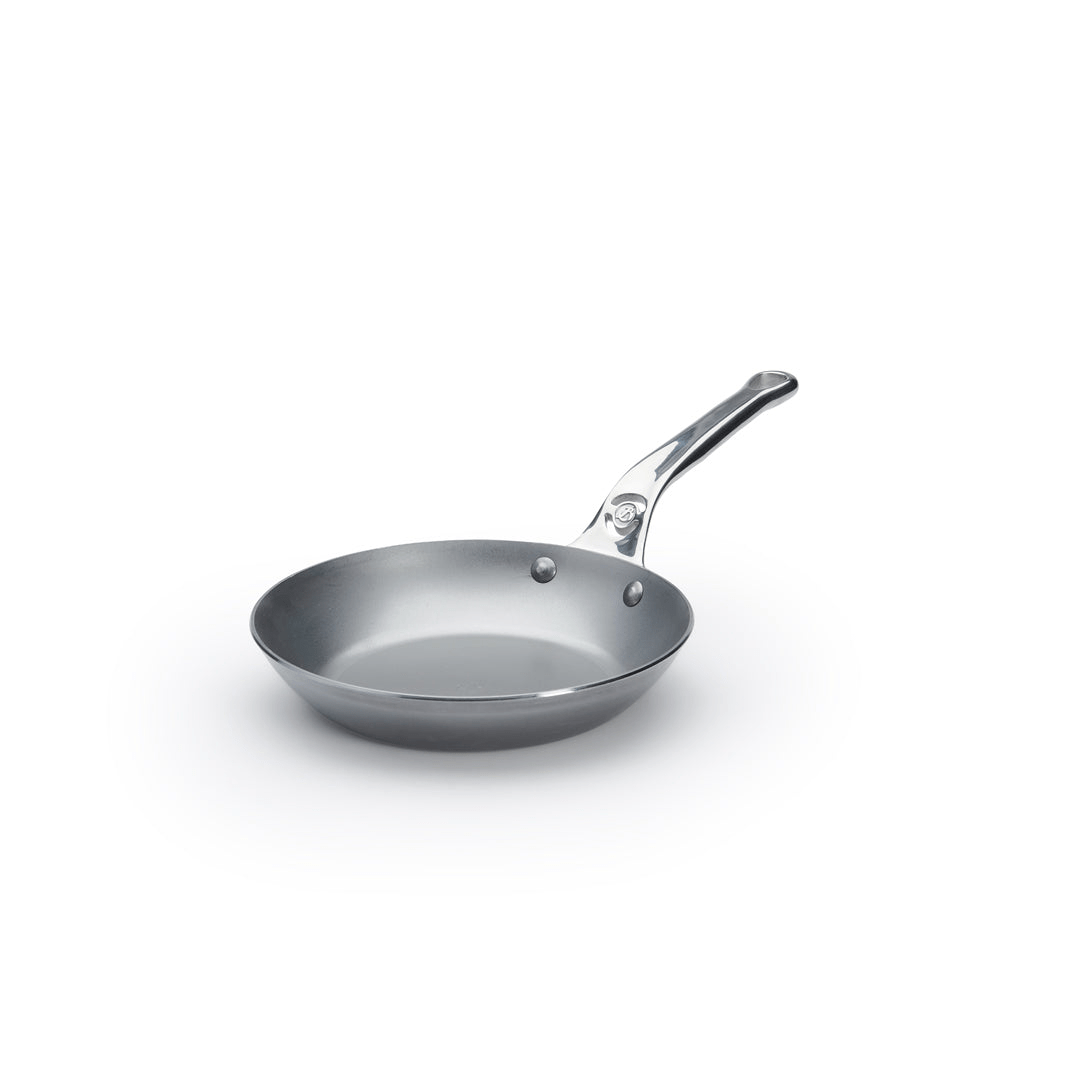de Buyer Mineral B Pro Carbon Steel Frypan - 8, 9.5, 11 Inch Oven Safe Skillet for Professional Cooking | Perfect for Searing, Frying & Baking at Home or Restaurant Use
