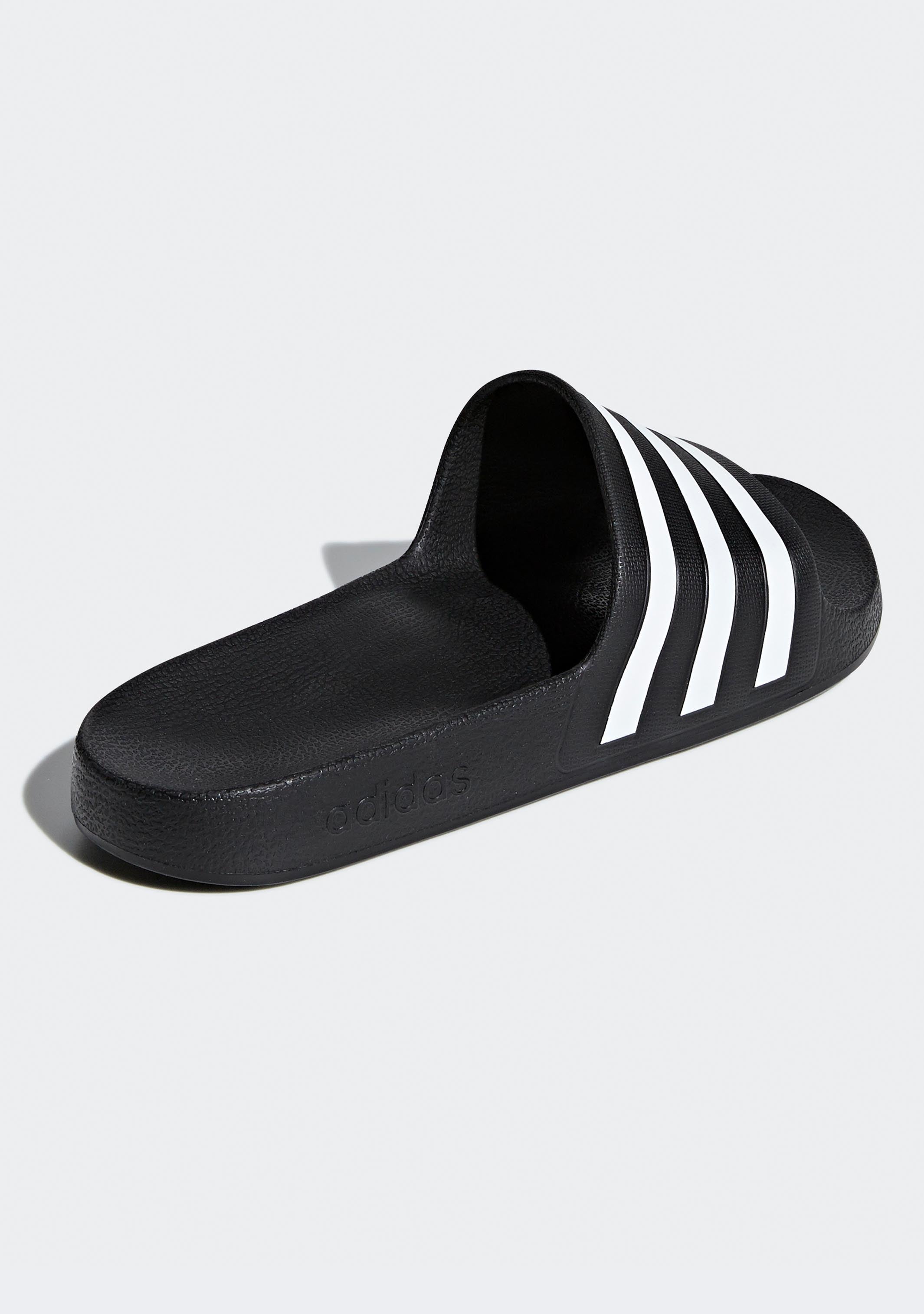 Adidas Men's Adilette Aqua Slide Sandals - Comfortable Waterproof Pool Slides for Men - Perfect for Beach, Pool, Gym & Shower Use