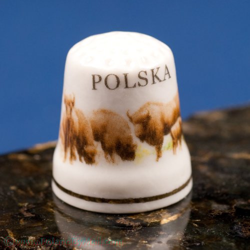 Premium Ceramic Thimble for Sewing - Handmade Polish & Zubry Design - Perfect for Quilting, Embroidery & Needlework Crafts