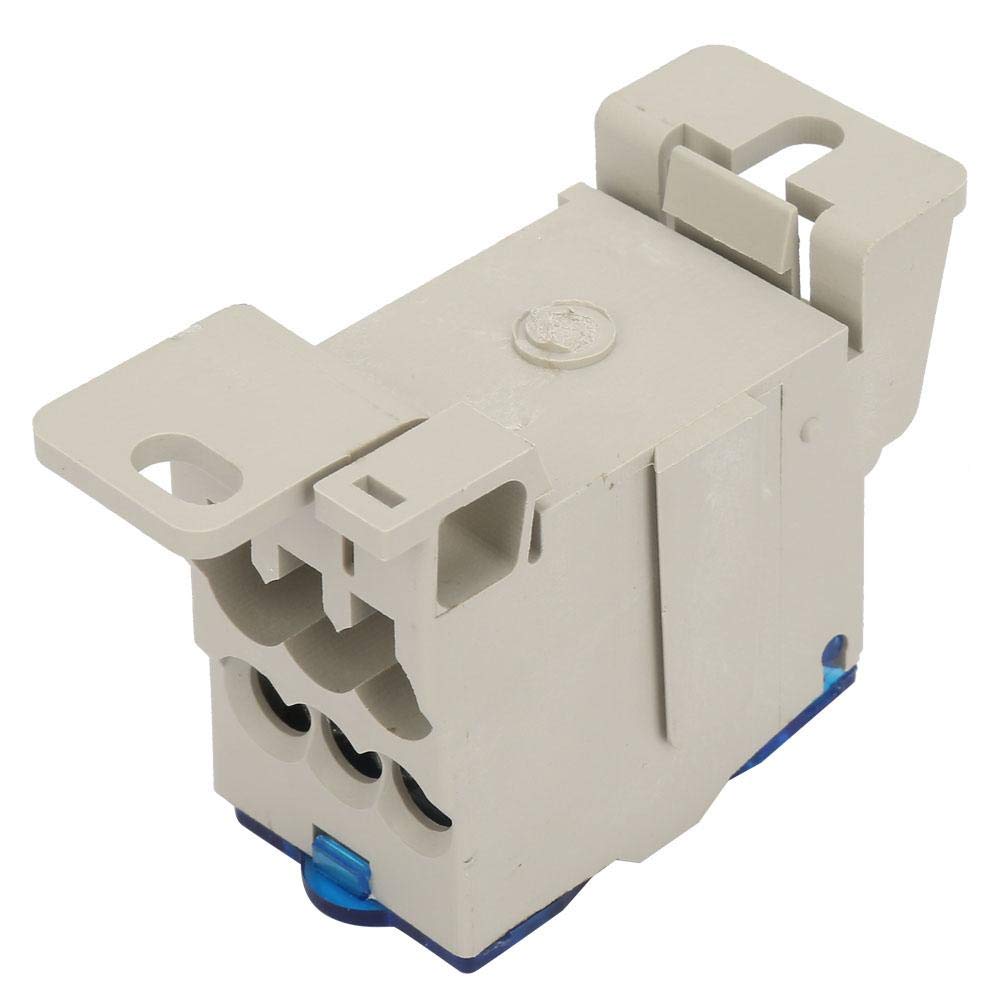 Din Rail Terminal Block Distribution Box - Universal Electric Wire Connector & Power Junction Box for Industrial Control Panels & Electrical Cabinets | Perfect for Wiring, Circuit Protection & Power Distribution