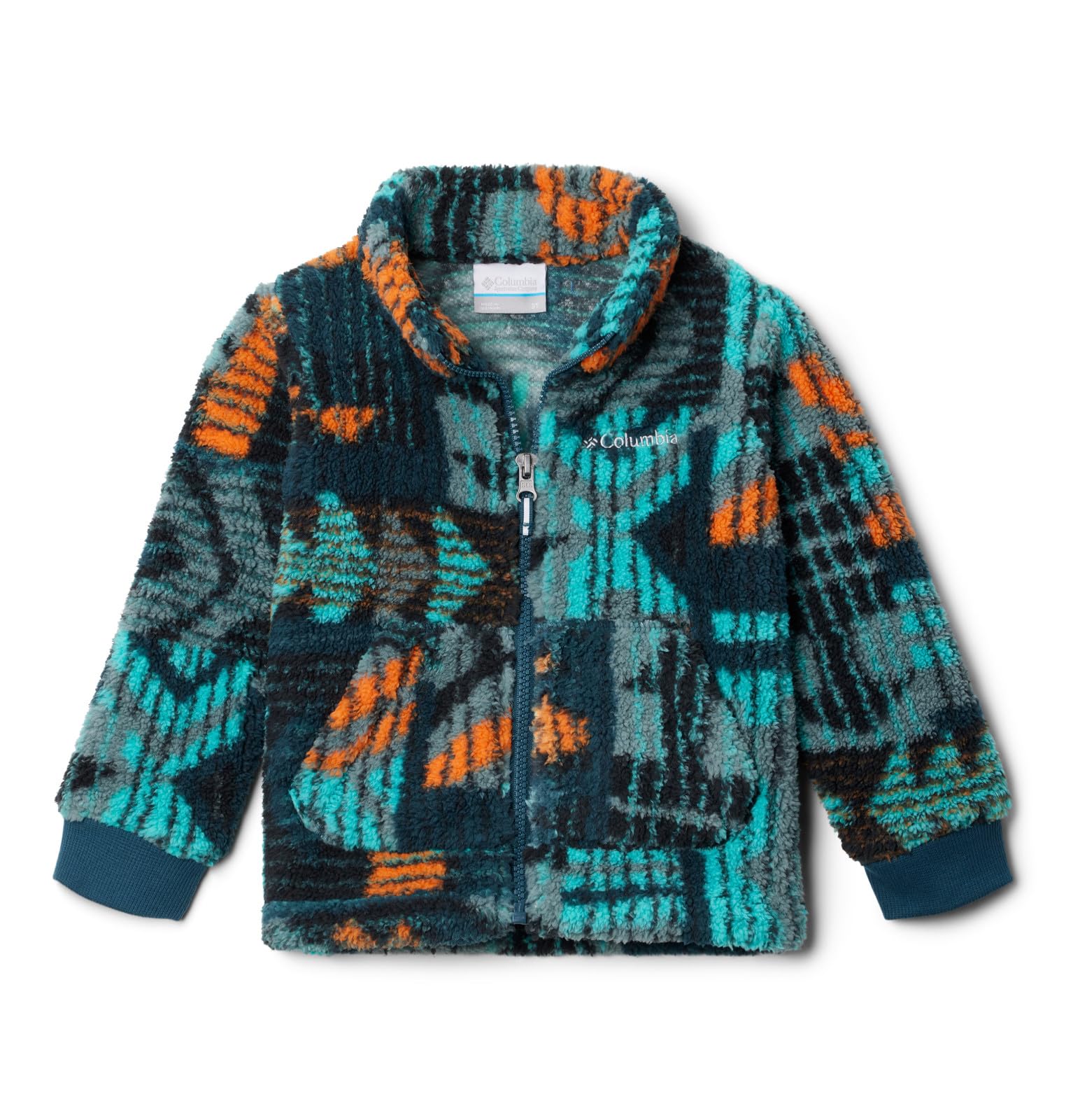 Columbia Baby Boys' Rugged Ridge II Sherpa Full Zip Fleece Jacket - Warm Winter Outerwear for Toddlers & Kids - Perfect for Outdoor Play, Hiking & Cold Weather Adventures