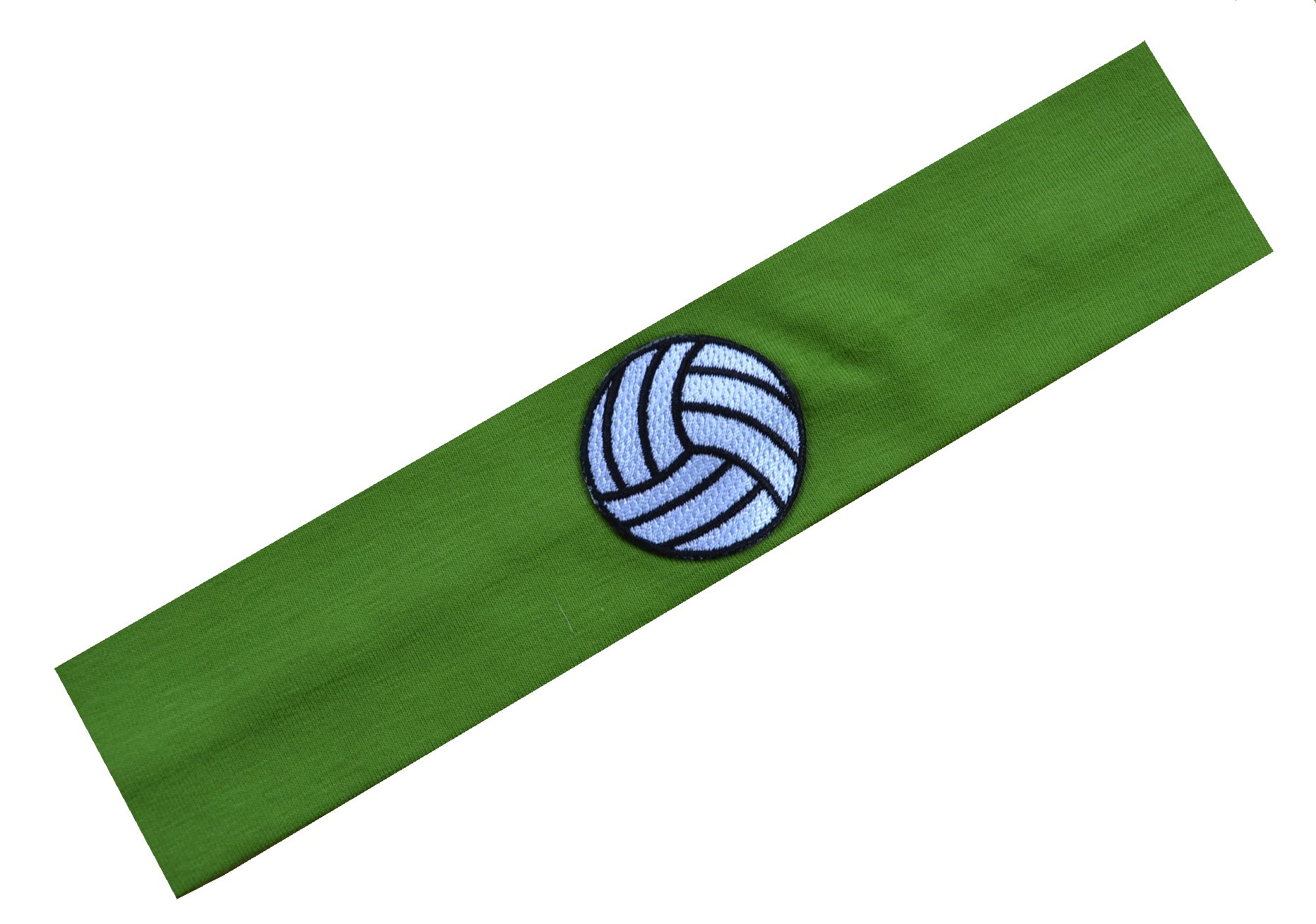 Volleyball Patch Cotton Stretch Headband for Women, Men, Girls & Teens - Sweat Absorbing Sports Headband for Volleyball Players, Athletes & Fans - Perfect Volleyball Team Gift for Games, Practice & Workouts