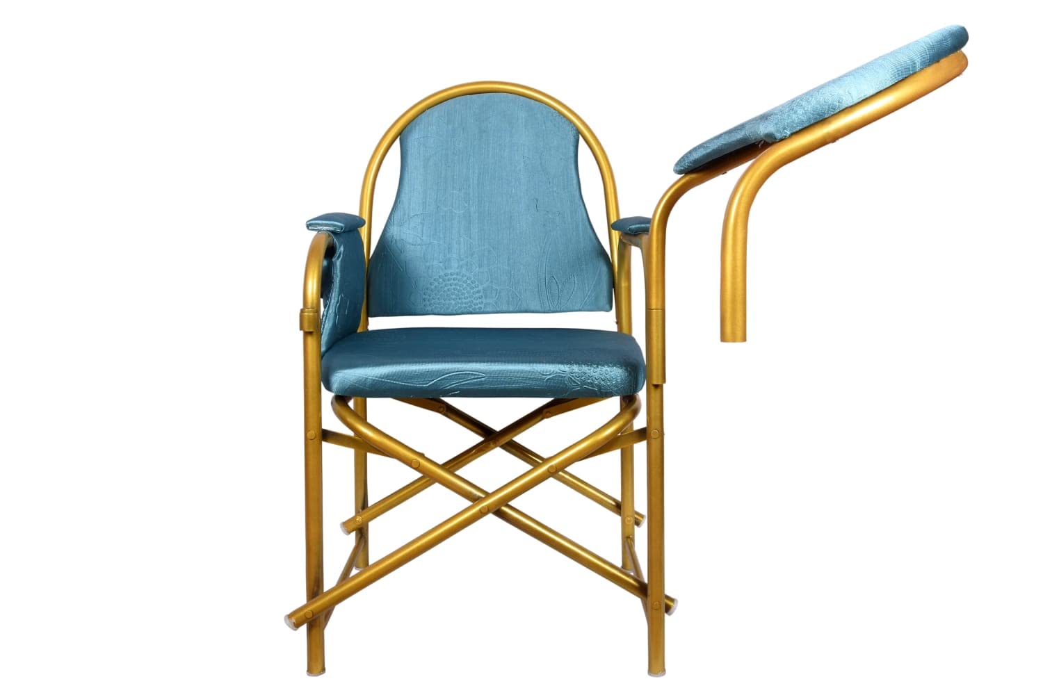 Muslim Prayer Chair for Easy Sujood - Portable Sajda Namaz Chair for Comfortable Salat (Teal) - Perfect for Elderly, Pregnant Women & Home/Mosque Use