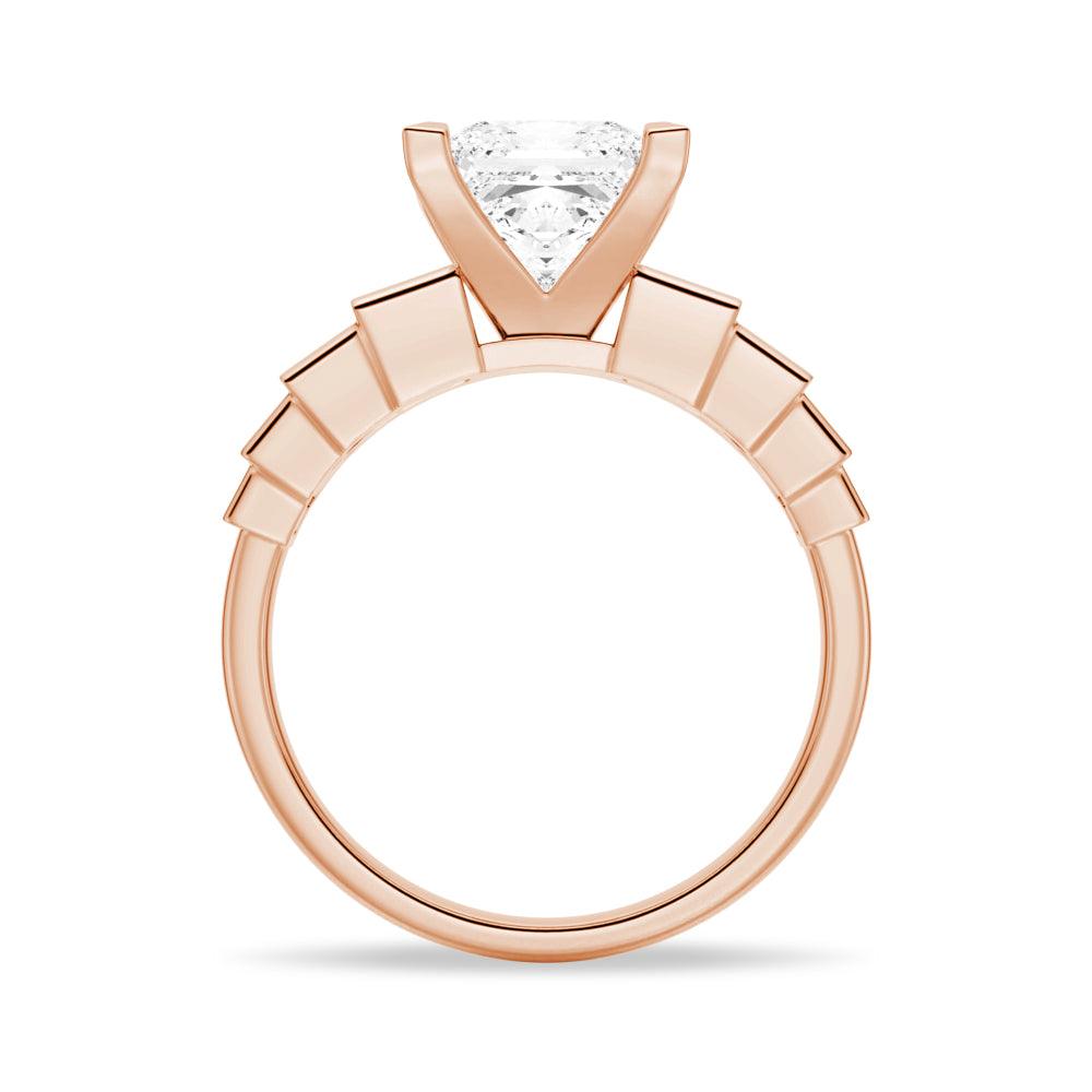 Exquisite Cinderella-Inspired Princess Cut Moissanite Engagement Ring for Women - Perfect for Proposals, Anniversaries & Special Occasions
