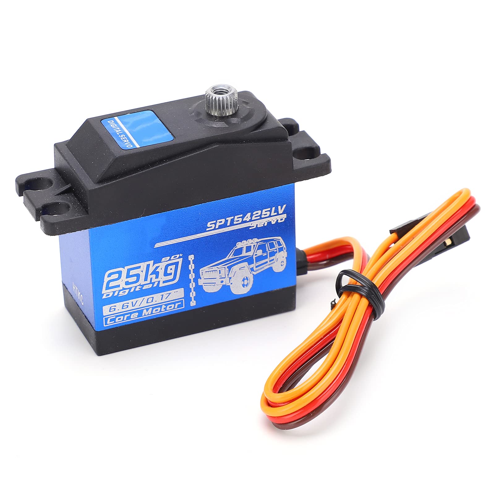 **JINDI High Torque Full Metal Gear Digital RC Servo - Durable & Precise for 1:8 & 1:10 RC Cars - Perfect for Racing, Crawling & Off-Road Enthusiasts**