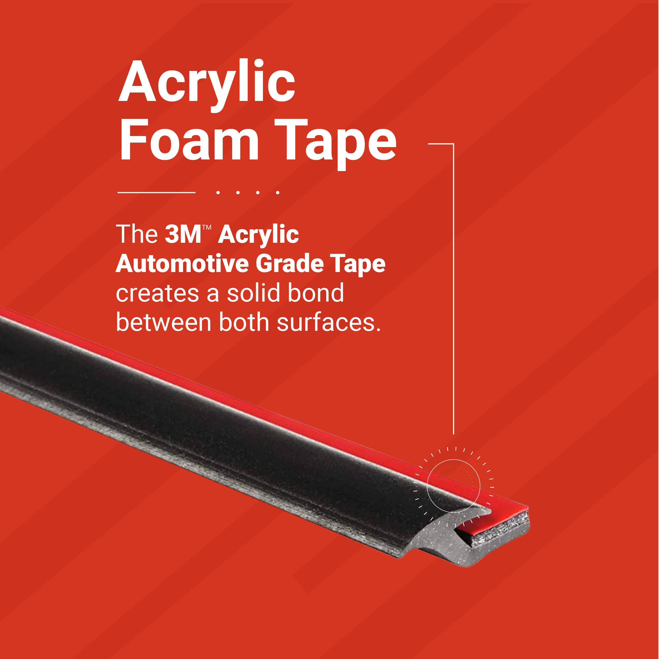 TRIM-LOK X1663BT-100 Fender Flare Edge Trim - 100ft EPDM Rubber Seal for Car & Truck Wheel Well Protection - 3M Automotive Tape Bonding - 0.227