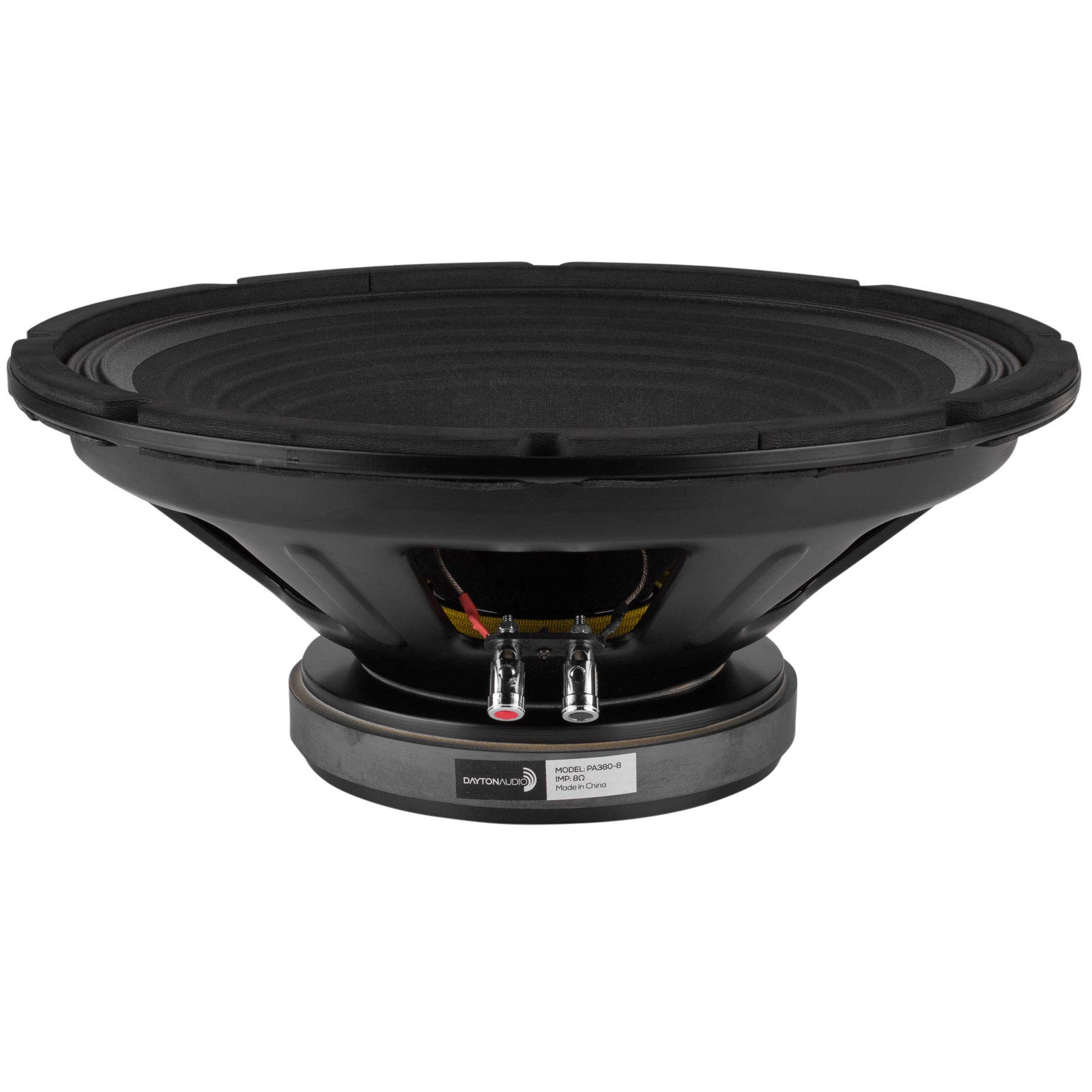 Dayton Audio PA380-8 15 Inch Professional Woofer Speaker - High Power Bass for Home Theater, Live Music & DJ Performances
