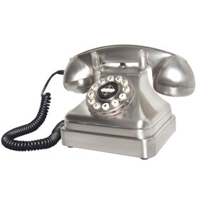 Wild & Wolf Vintage Style Rotary Dial Lobby Phone - Retro Office Decor & Home Landline Telephone for Hotels, Restaurants, and Classic Interior Design