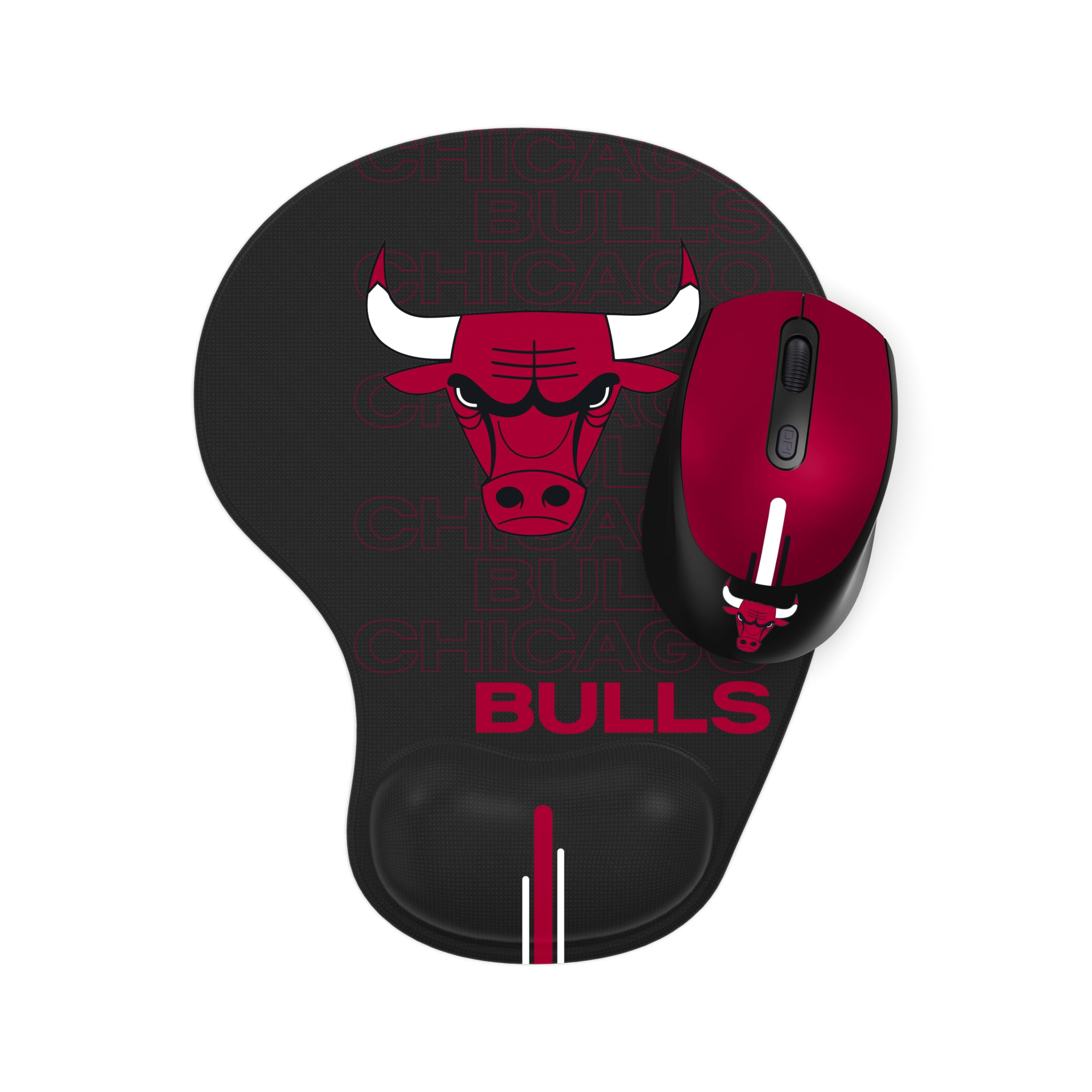 SOAR NBA Wireless Mouse with RGB Lighting & Gaming Mouse Pad - Ergonomic Design for PC, Laptop, Mac - Perfect for Basketball Fans, Gamers & Office Work