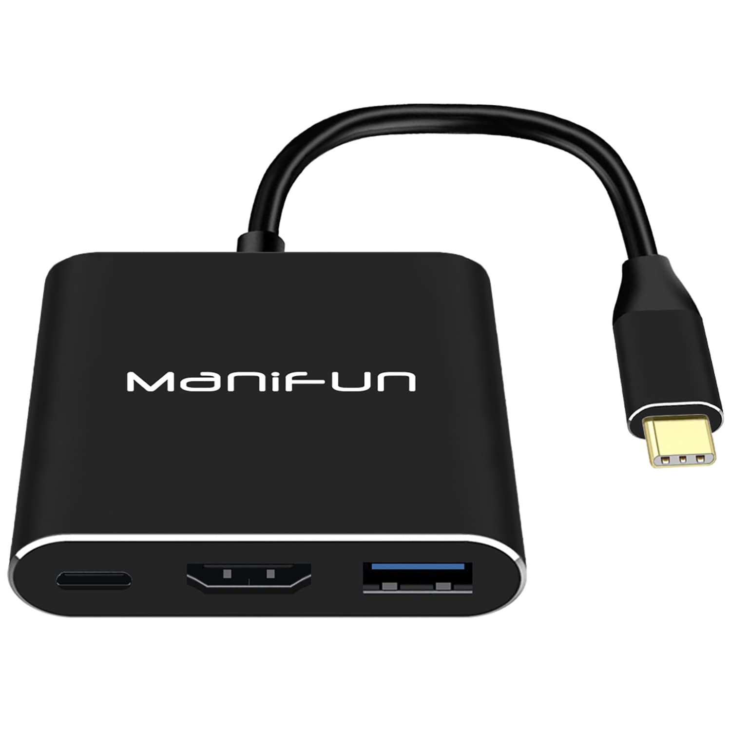 USB C to HDMI Multiport Adapter - 6-in-1 Thunderbolt 3/4 Compatible Digital AV Converter for MacBook Pro/Air, Samsung Phones & Smart TVs - Perfect for Home Theater, Office Presentations & Mobile Workstations