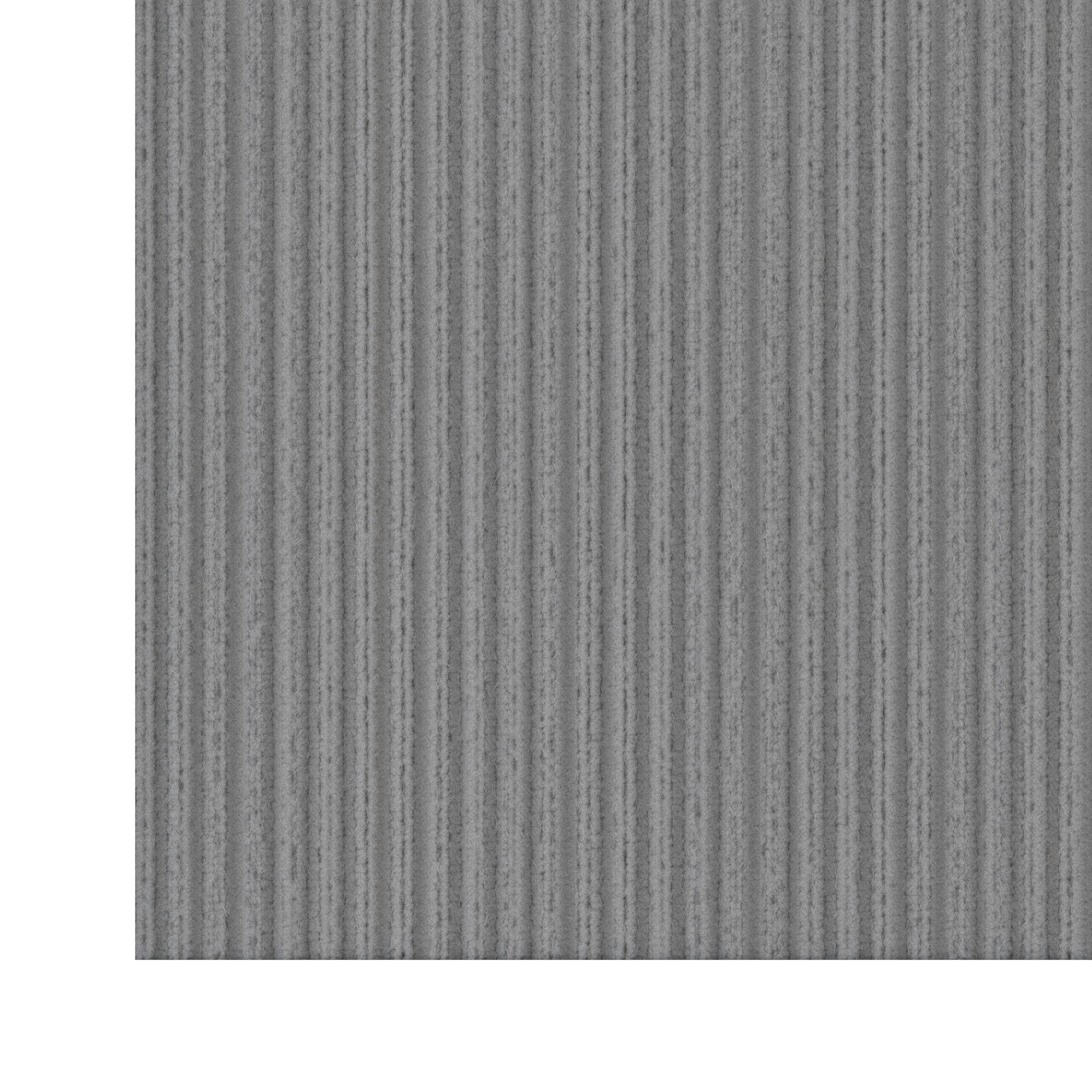 Non-Slip Rubberback 7x10 Indoor Outdoor Area Rug - Gray 6'6