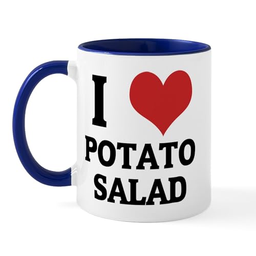 White/Navy Inside - I Love Potato Salad Mug