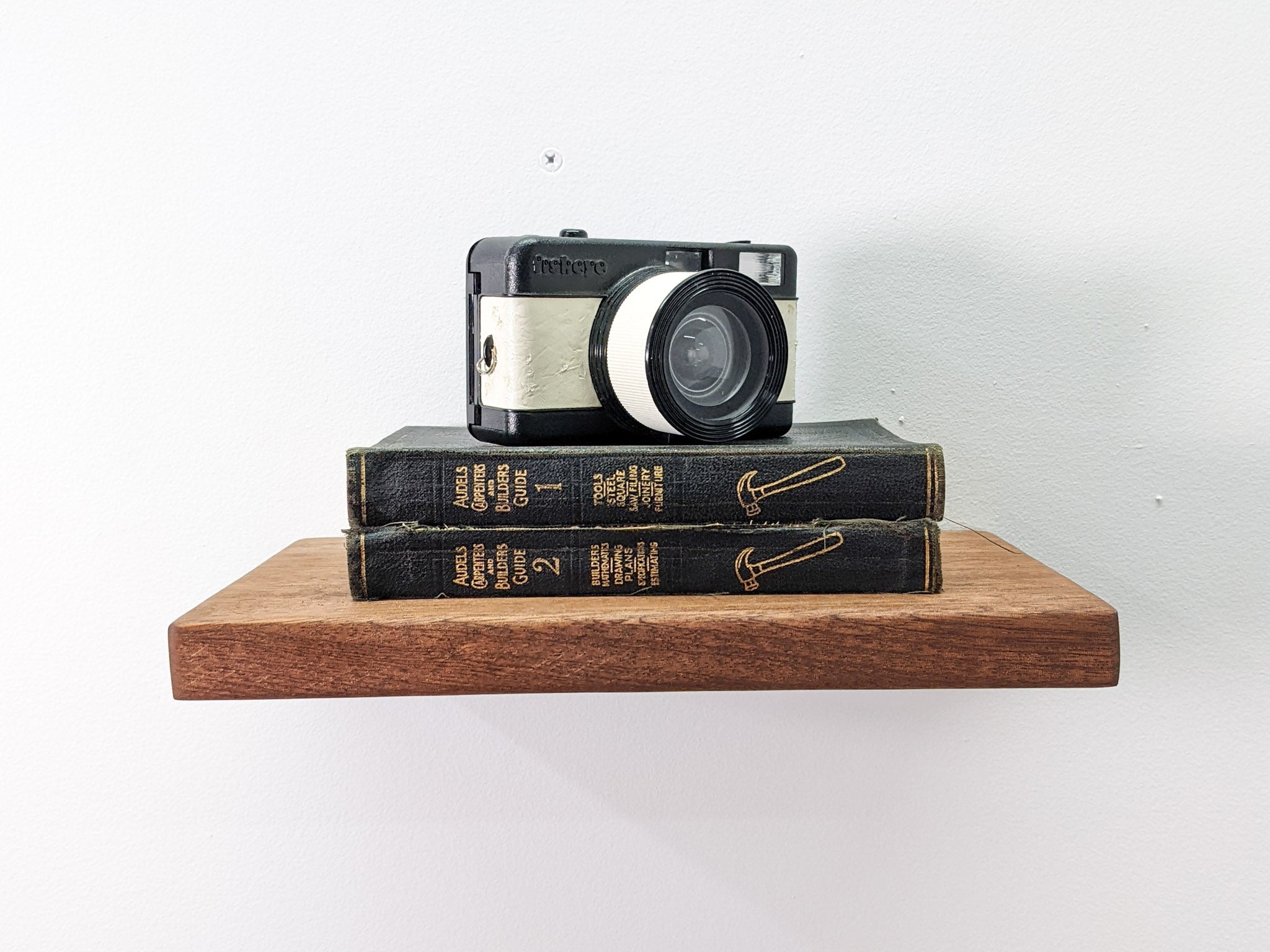 Premium Thin Mahogany Floating Shelves - 6 to 36 Inch Wall Mounted Display Shelves for Living Room, Bathroom & Home Decor