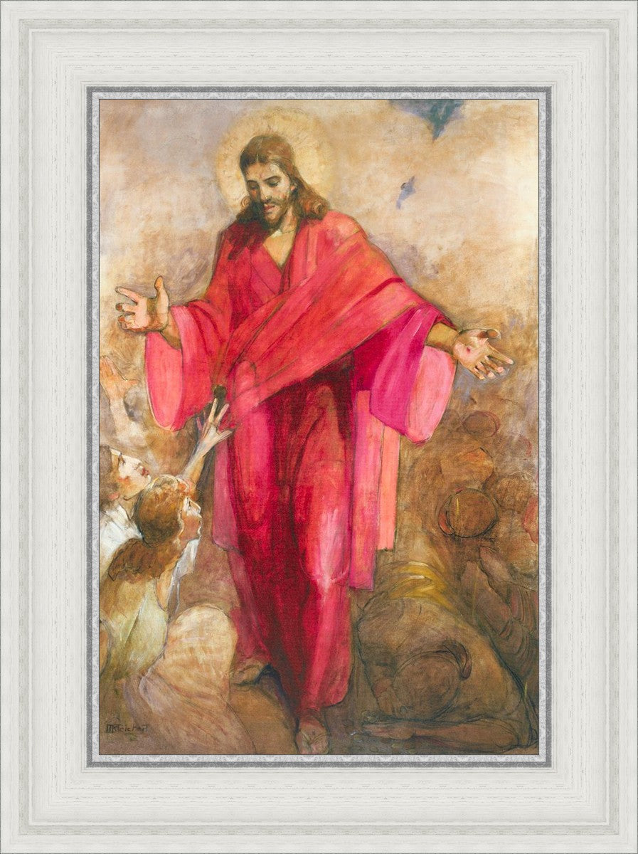 Christ in Red Robe - Religious Wall Art Decor for Home, Church & Office - Inspirational Christian Gift & Spiritual Decor
