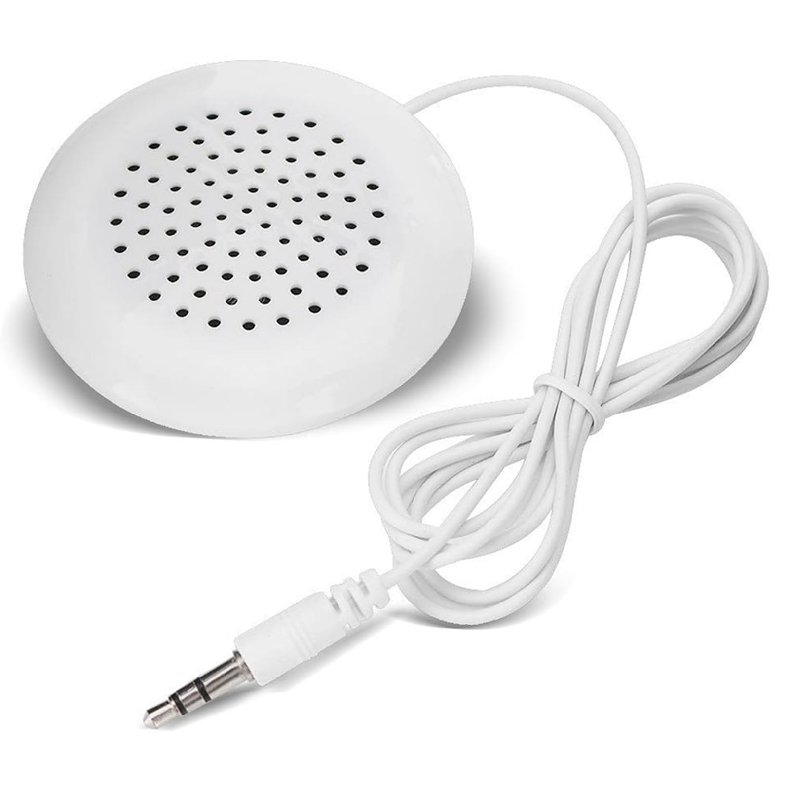 Wireless Stereo Under Pillow Speakers for Sleeping - 9×6×2 Inch Thin Design, 3.5mm Mini Speaker Compatible with MP3/Phone/CD - Perfect for Bedside, Travel & Meditation Relaxation