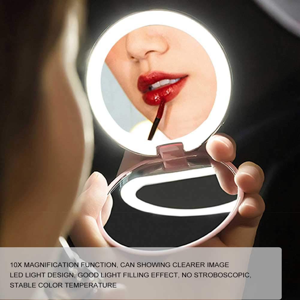 LED Makeup Mirror with Stable Color Temperature & Eye Protection - Perfect for Home Makeup, Vanity, and Professional Use