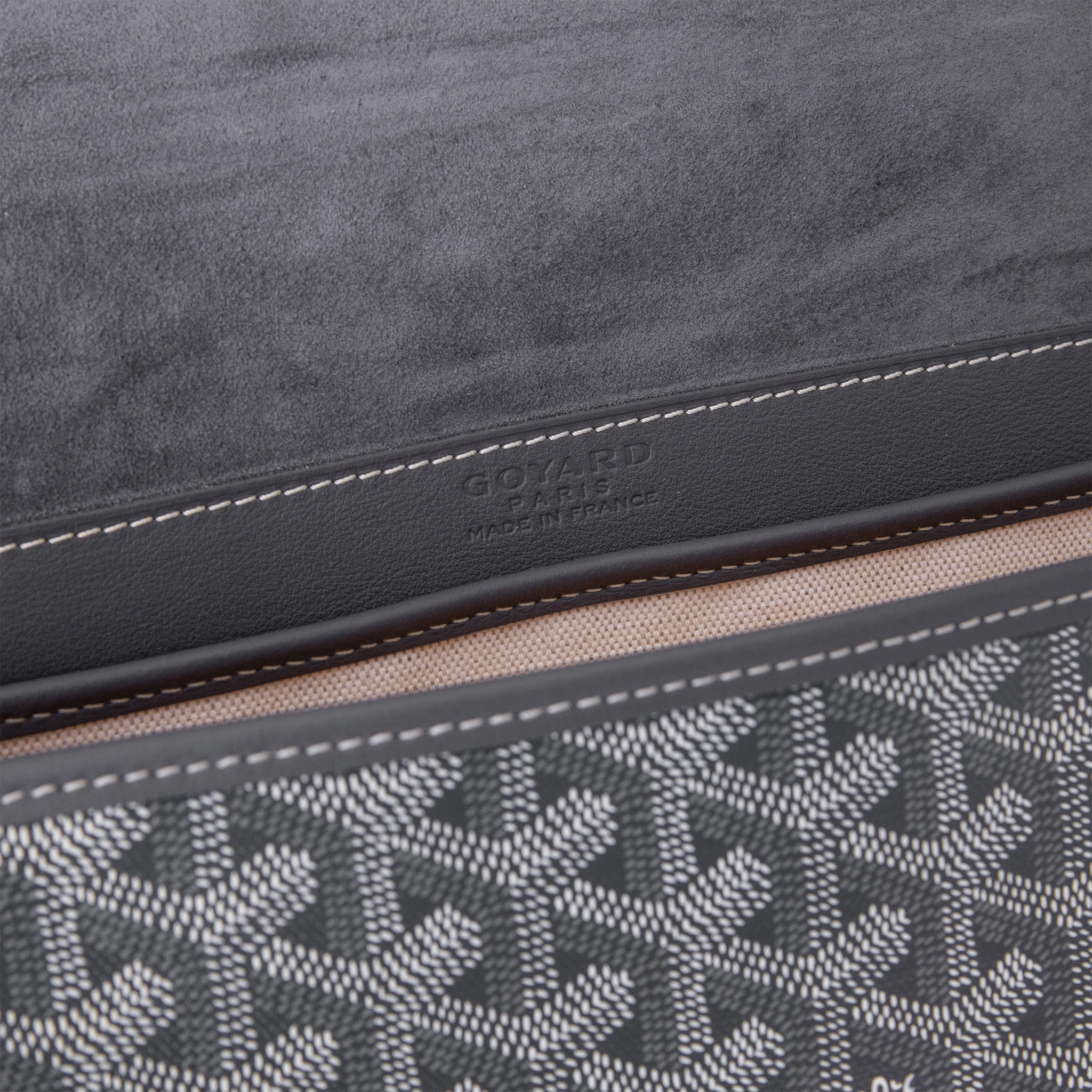 Goyard Coursier Grey Messenger Bag for Men & Women - Stylish Crossbody Shoulder Bag for Work, Travel & Everyday Use