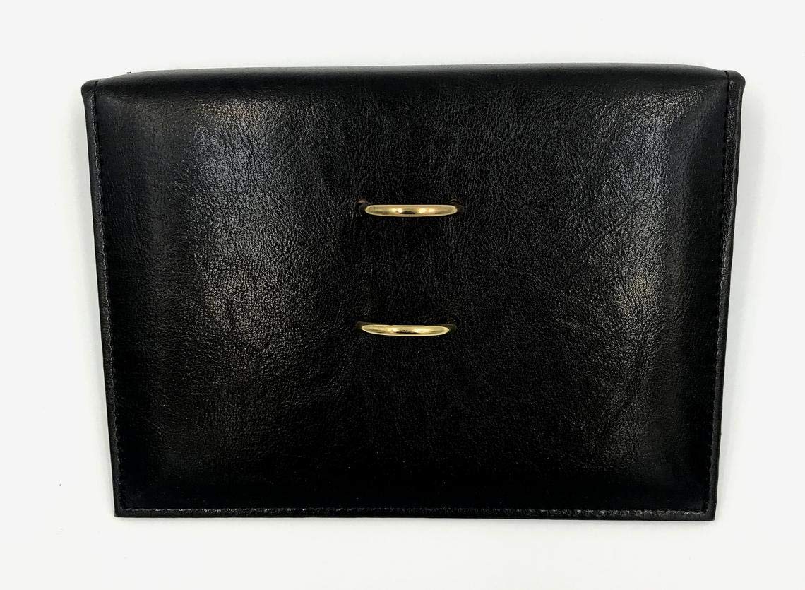 Premium 7-Piece Black Leather Desk Set - Elegant Office Organizer with Pen Holder, Letter Tray & Notepad | Perfect for Home & Office Workspace (WAUGRW1579)