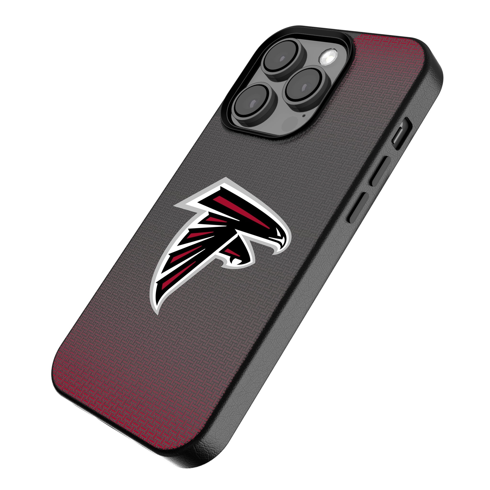 Atlanta Falcons MagSafe Compatible Phone Case for iPhone 15/14/13/12 Pro Max - Premium Linen Texture Protective Cover for Apple iPhone | Perfect for Game Day & Falcons Fans