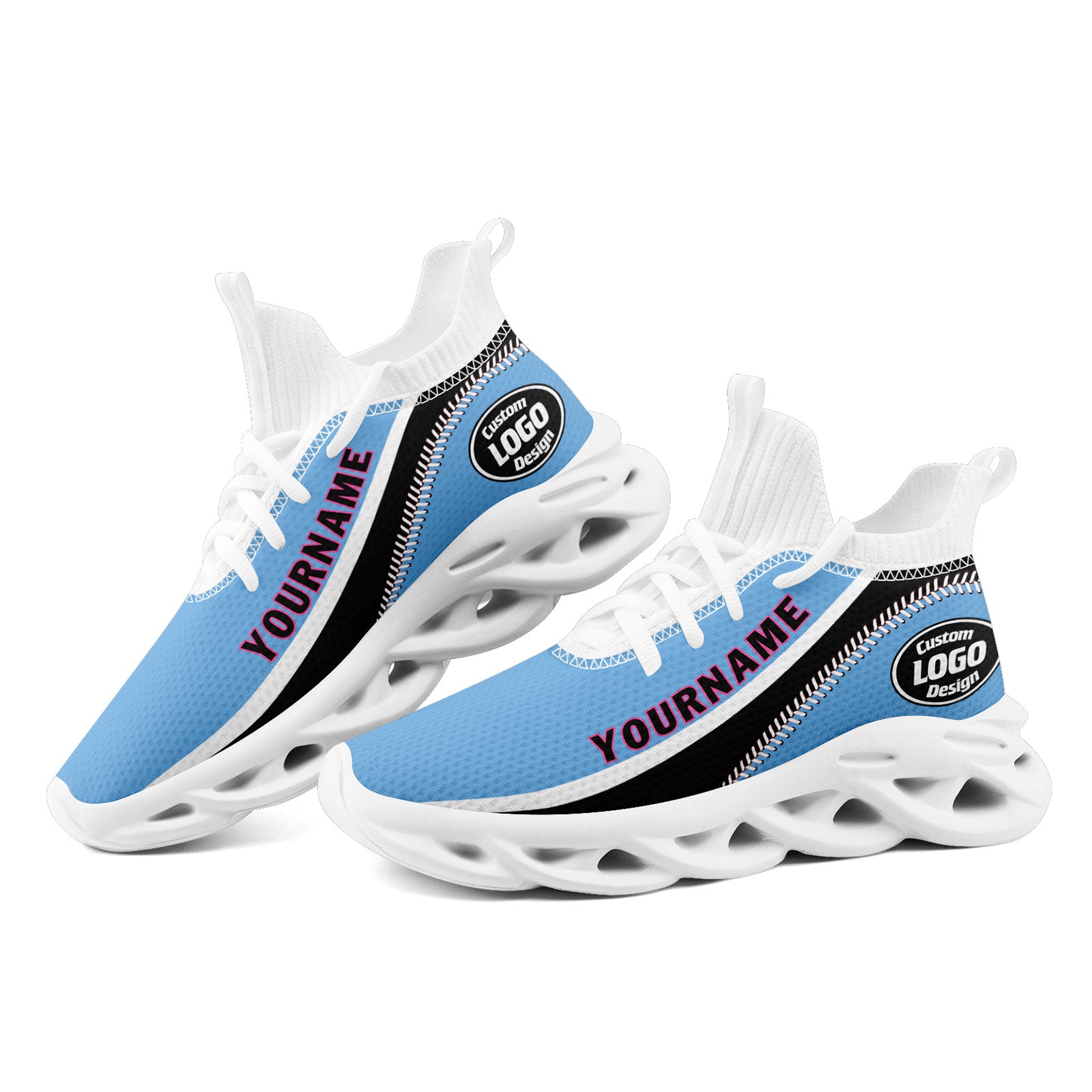 Custom Maxsoul Personalized Sneakers for Men & Women - Breathable Running Shoes FN030A D028016 Size 27 - Perfect for Gym, Workout & Casual Wear