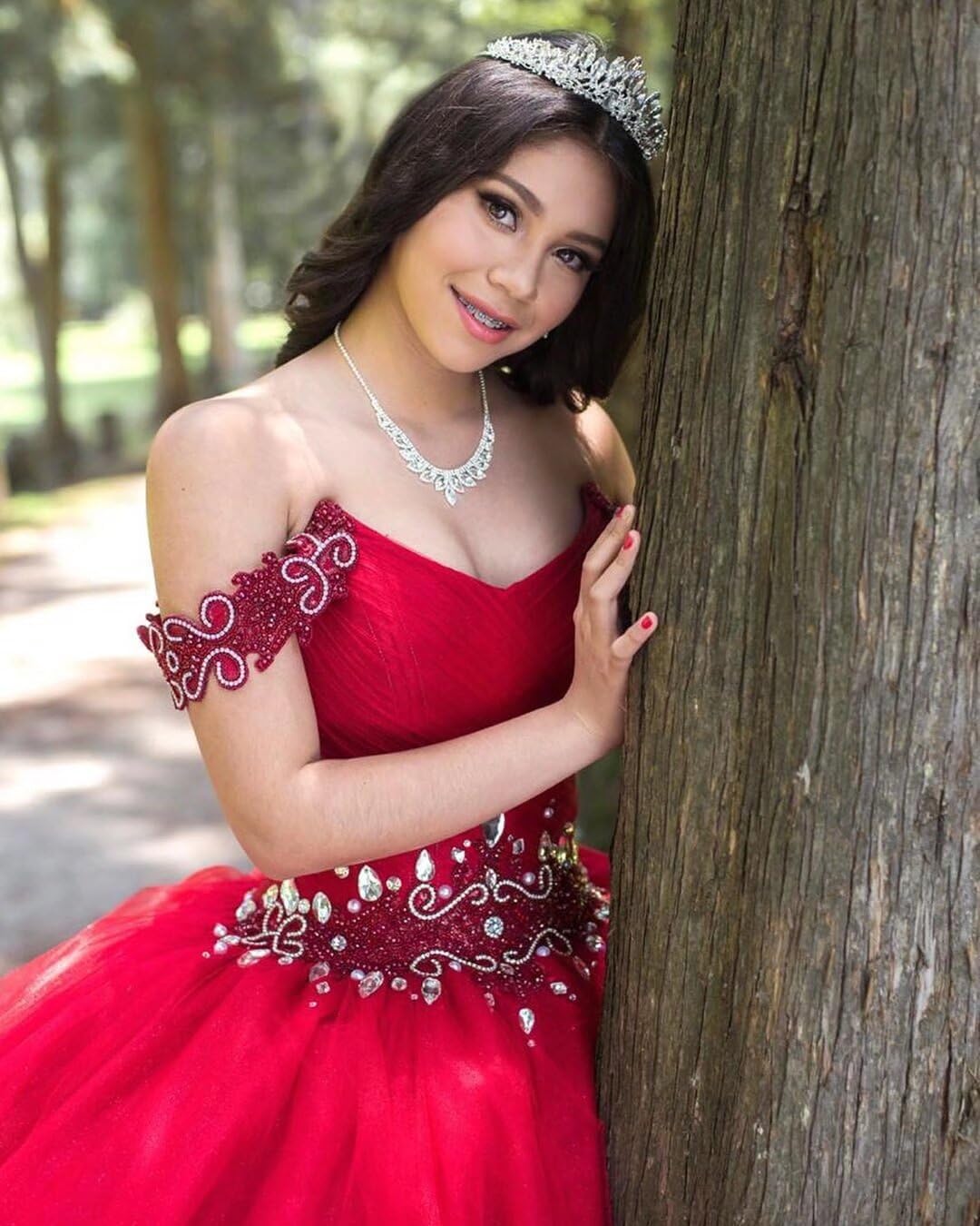 2025 Off Shoulder Tulle Ball Gown Quinceanera Prom Dress with Rhinestone Sleeves - Sparkling Sequined Formal Gown for Sweet 16, Homecoming, and Evening Galas