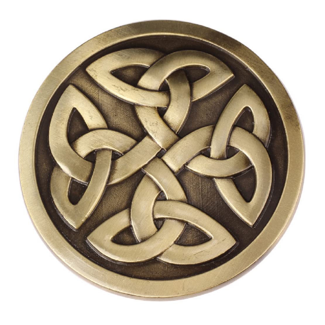 Viking Celtic Belt Buckle for Men - Norse Nordic Cross & Celtic Knot Design - Punk Western Cowboy Style Belt Accessory - Perfect for Renaissance Fairs, LARP Costumes & Biker Fashion