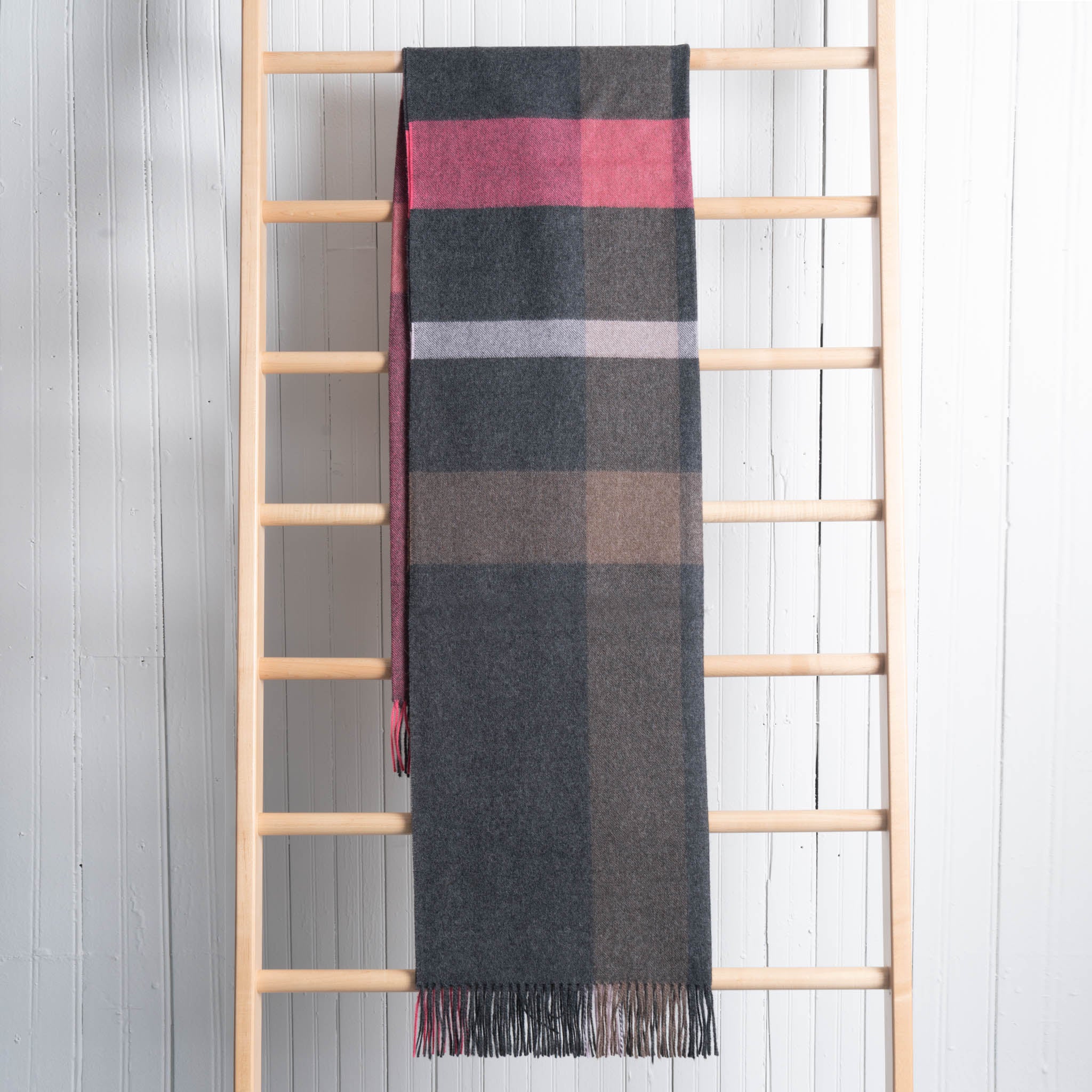 Soft & Cozy Flannel Plaid Baby Alpaca Throw Blanket - Warm Winter Blanket for Couch, Bed, Sofa & Travel - Perfect Gift for Home Decor & Cold Weather