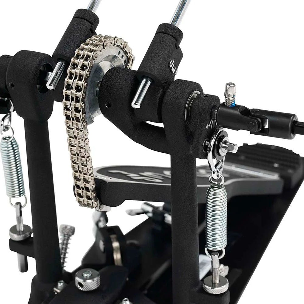 DW 3000 Series Double Bass Drum Pedal for Left Footed Drummers - Professional Drum Kit Accessory for Heavy Metal and Rock Performances