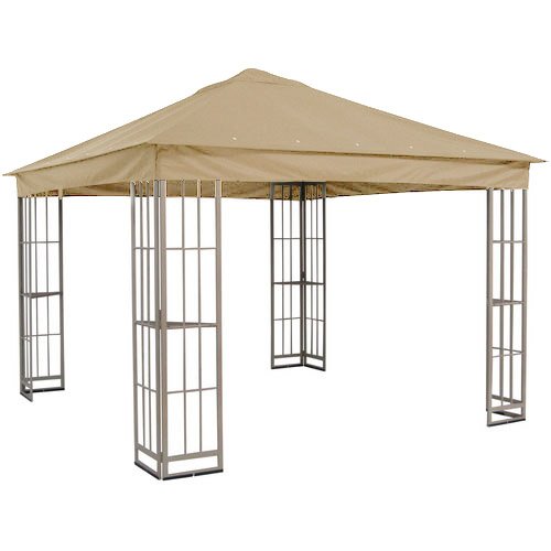 Garden Winds S-J-109DN Gazebo Replacement Canopy Top Cover - Durable RipLock 500 Fabric for Outdoor Patio & Backyard Protection - Perfect for Sun Shade, Rain Shelter & Garden Relaxation