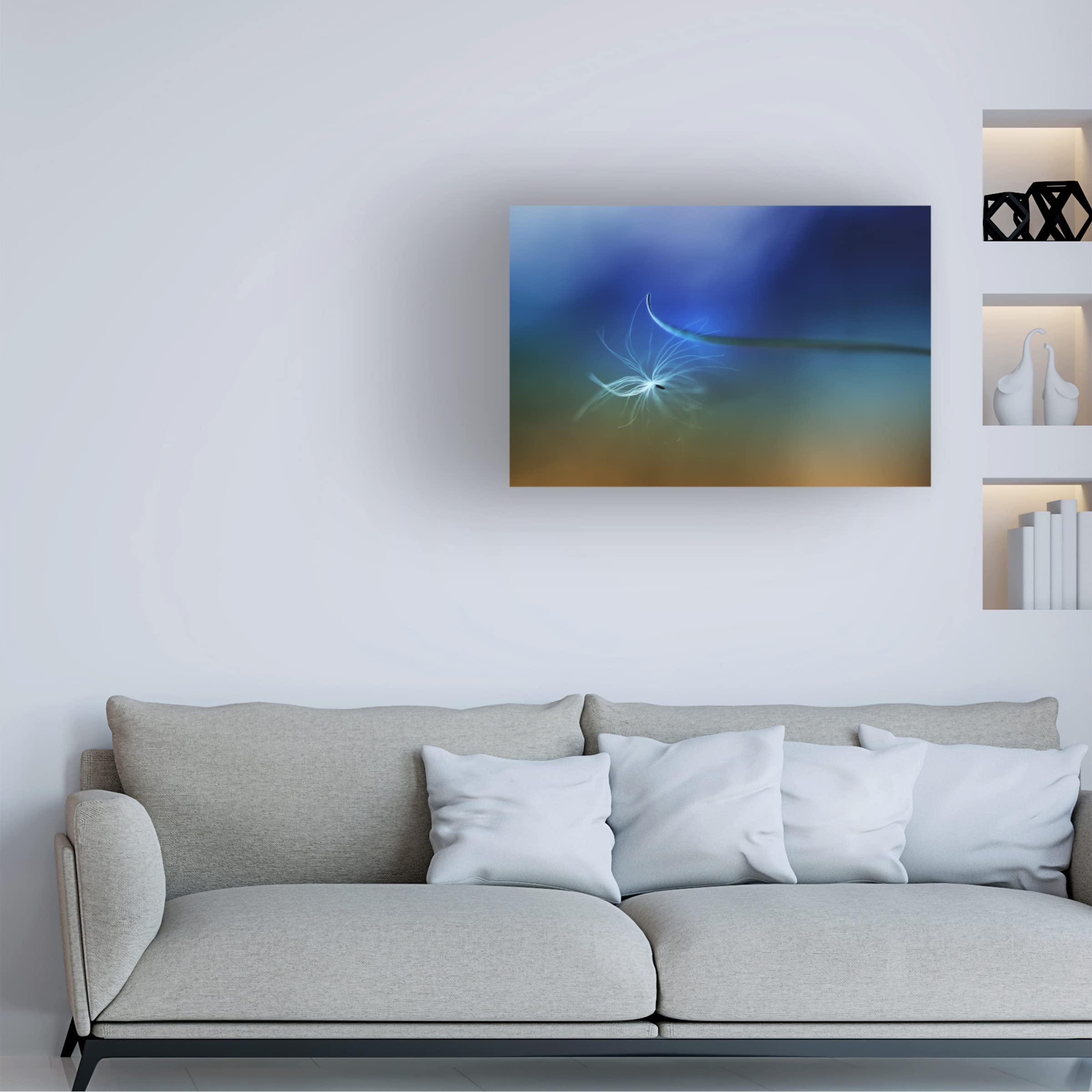 Trademark Fine Art 'Adherence' Canvas Wall Art Print by Jutta Kerber - Modern Abstract Painting for Living Room, Bedroom & Office Decor