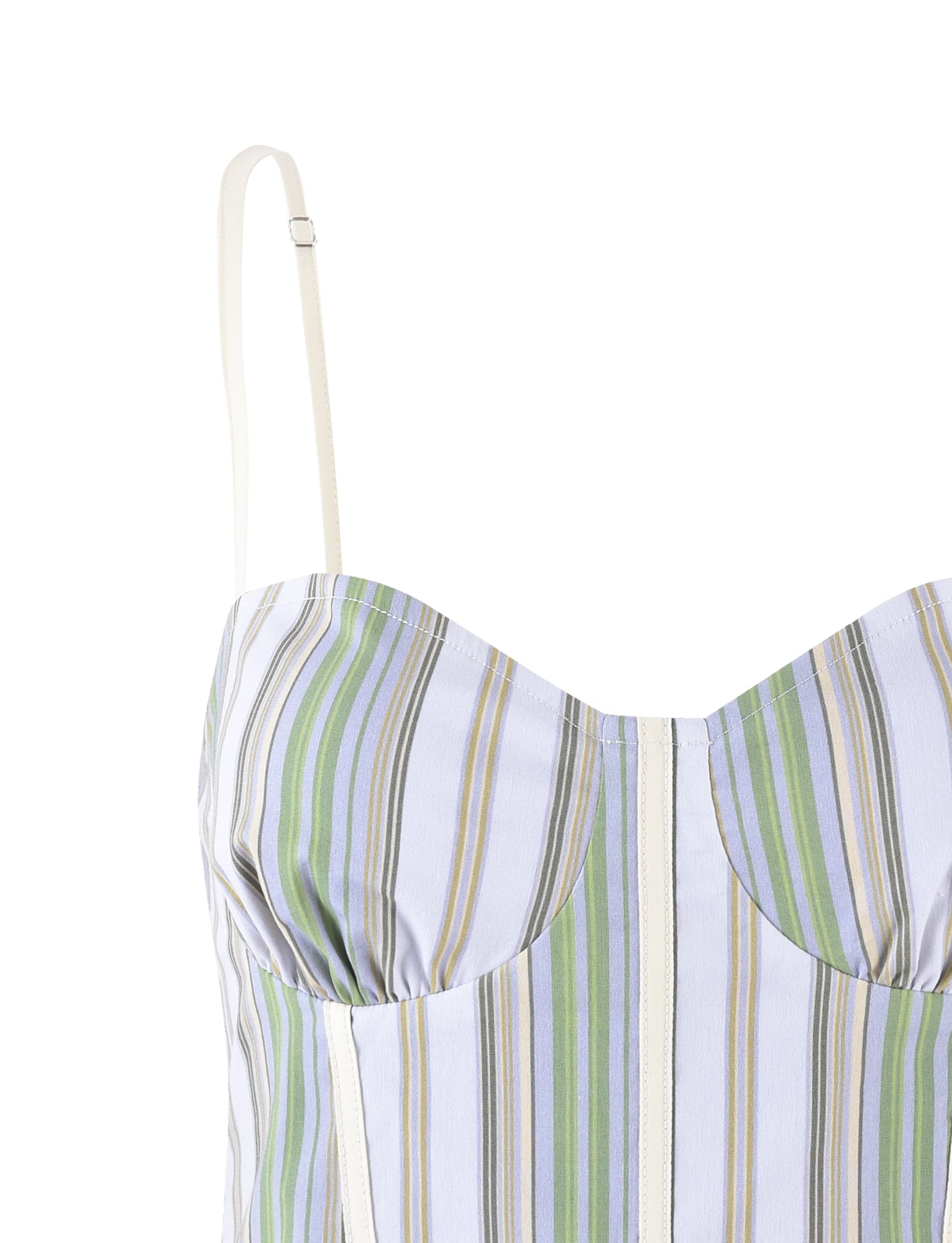 LILIOSA Women's Green Striped Top - Casual Short Sleeve Blouse for Summer Outfits, Beach Wear & Daily Fashion