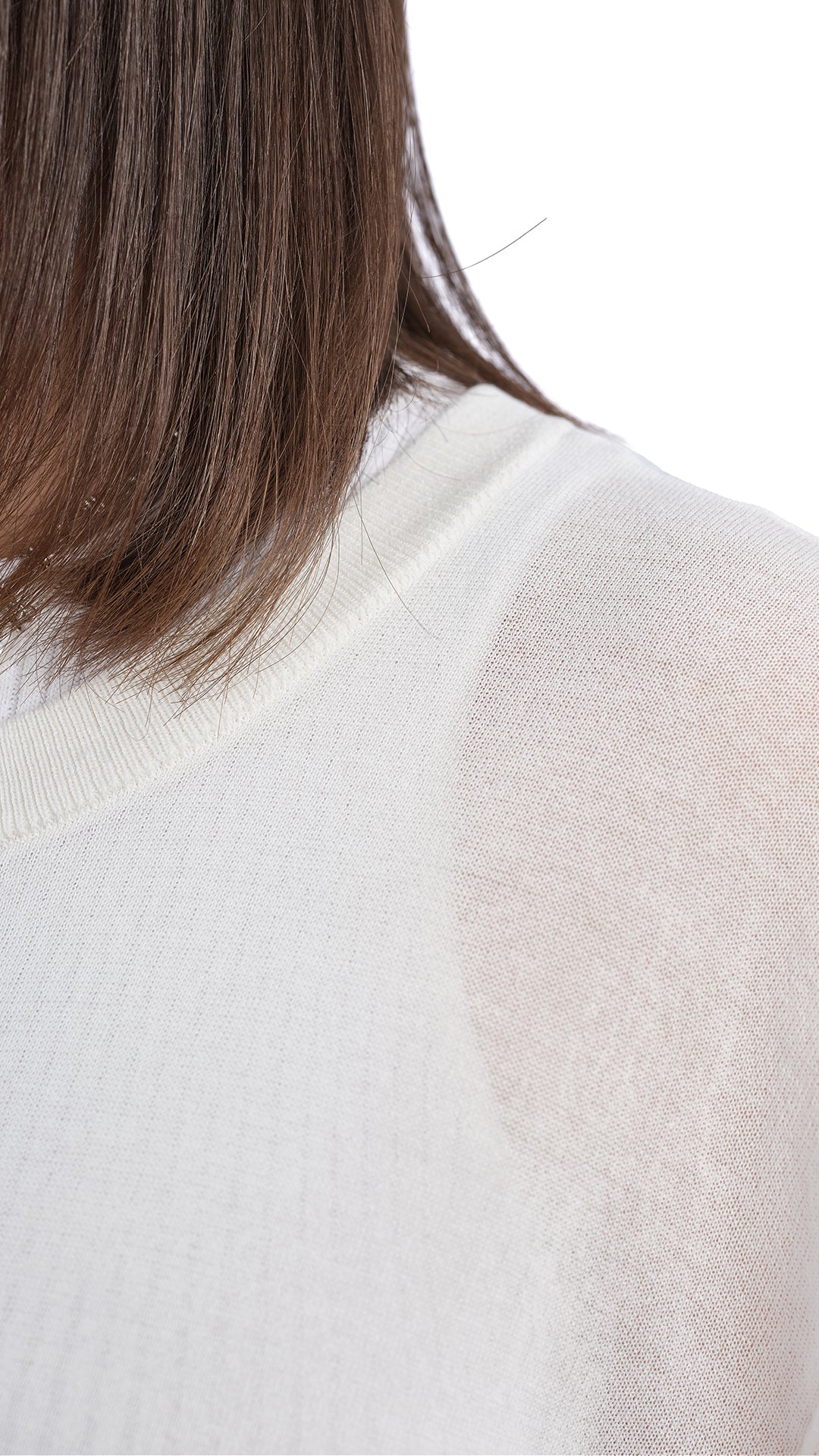 Soft Knitted Band Tee for Women - Comfortable Stretch Cotton T-Shirt for Casual Wear & Layering