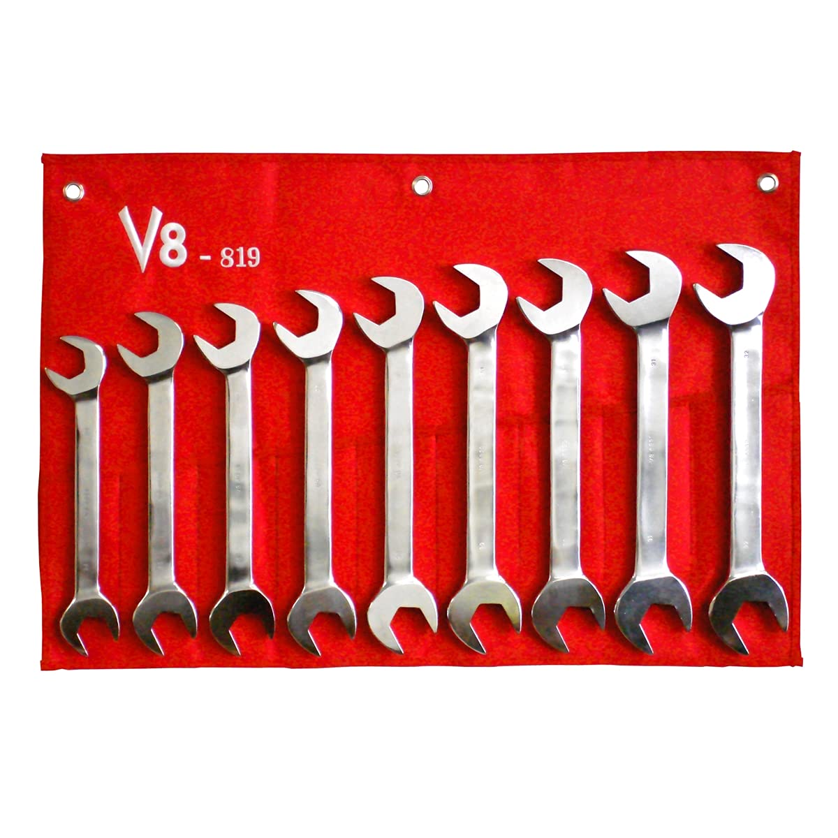 9-Piece Metric Jumbo Angle Wrench Set - Professional Grade SAE Tools for Automotive & Industrial Repairs - Perfect for Mechanics, DIY Projects, and Heavy-Duty Applications