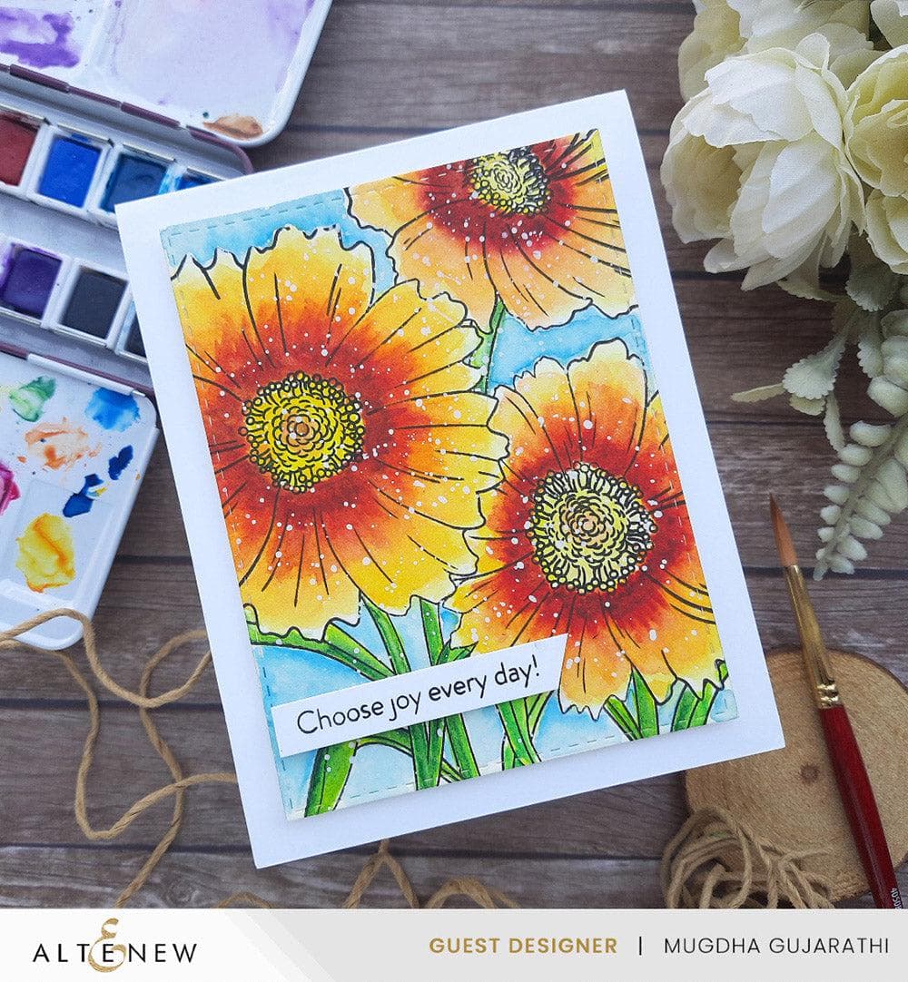 Cheerful Coreopsis Die Set for DIY Garden Projects - Perfect for Scrapbooking, Card Making, and Home Decor