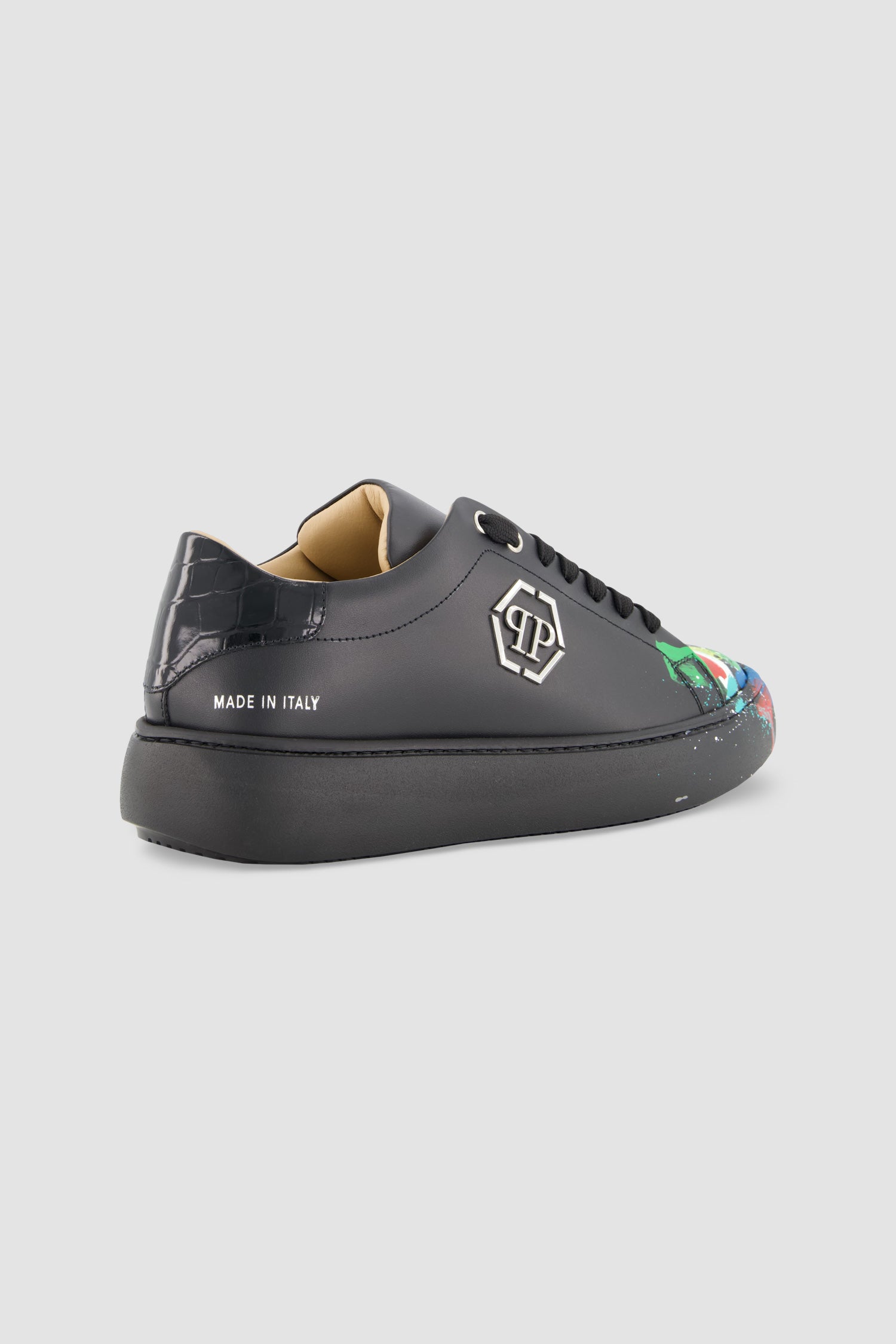 Philipp Plein Dripping Lo Top Sneakers for Men - Trendy Low Top Streetwear Shoes | Perfect for Casual Outfits, Parties & Urban Fashion
