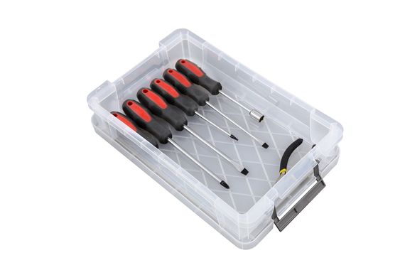 A4 Storage Boxes 5.5L to 24L - Plastic File Organizer for Office, Home & School Documents - Perfect for Paperwork, Files & Stationery Storage