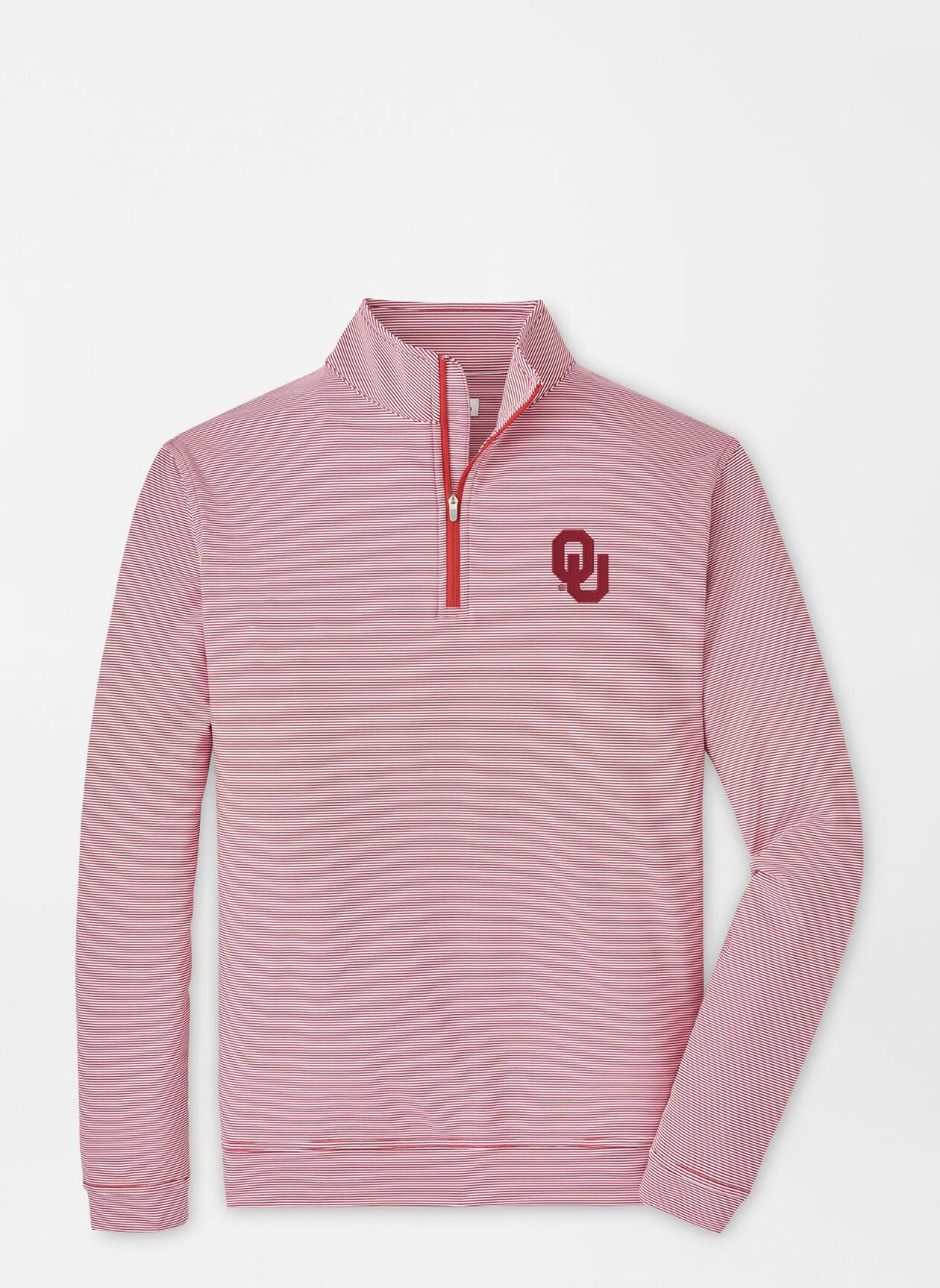 OU Perth Mini Striped 1/4 Zip Long Sleeve Knit Sweater - Cozy & Stylish for Fall & Winter Layering