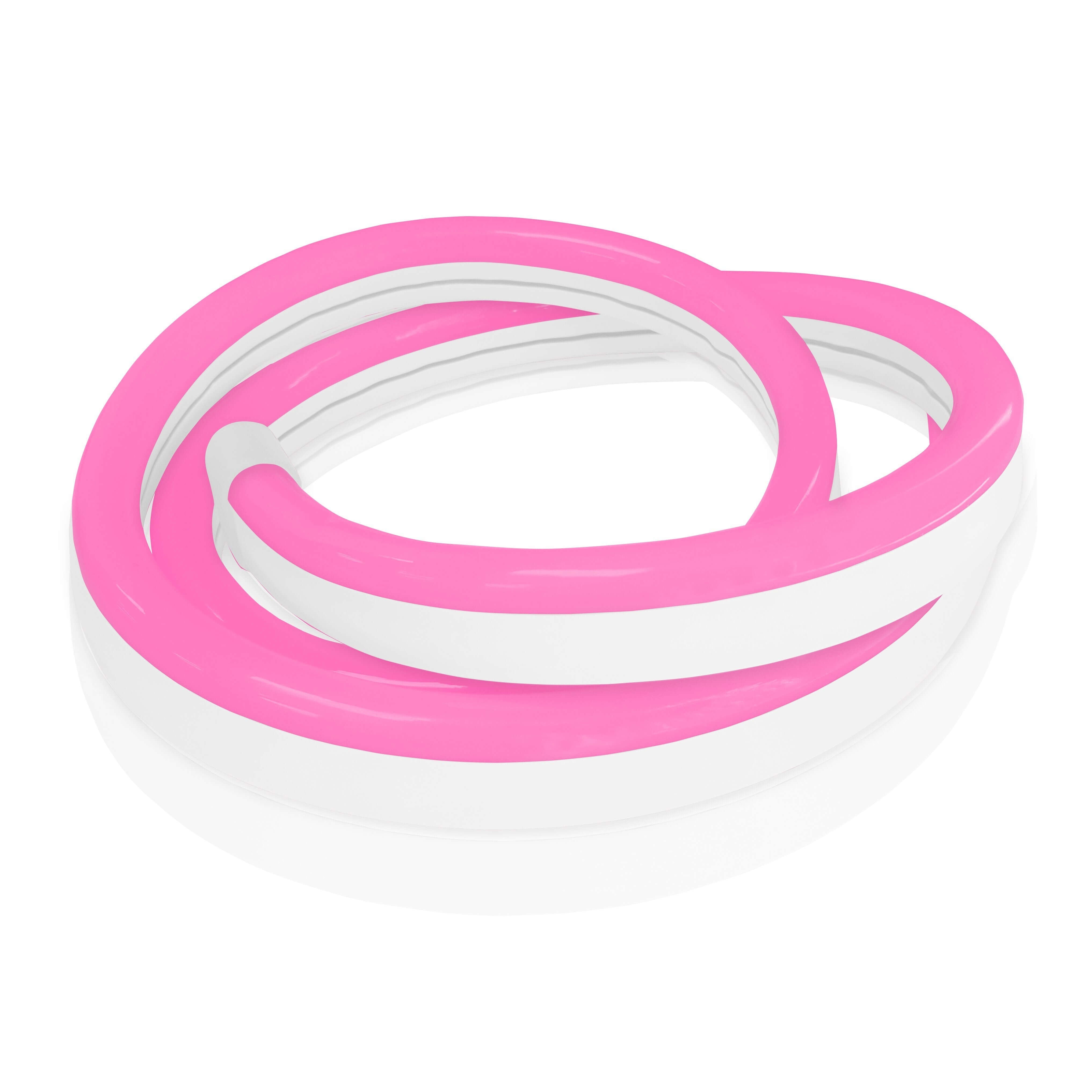 Pink Neon LED Strip Lights - Standard Size with Custom Cut Options - Perfect for Bedroom, Party, and Home Decor Lighting