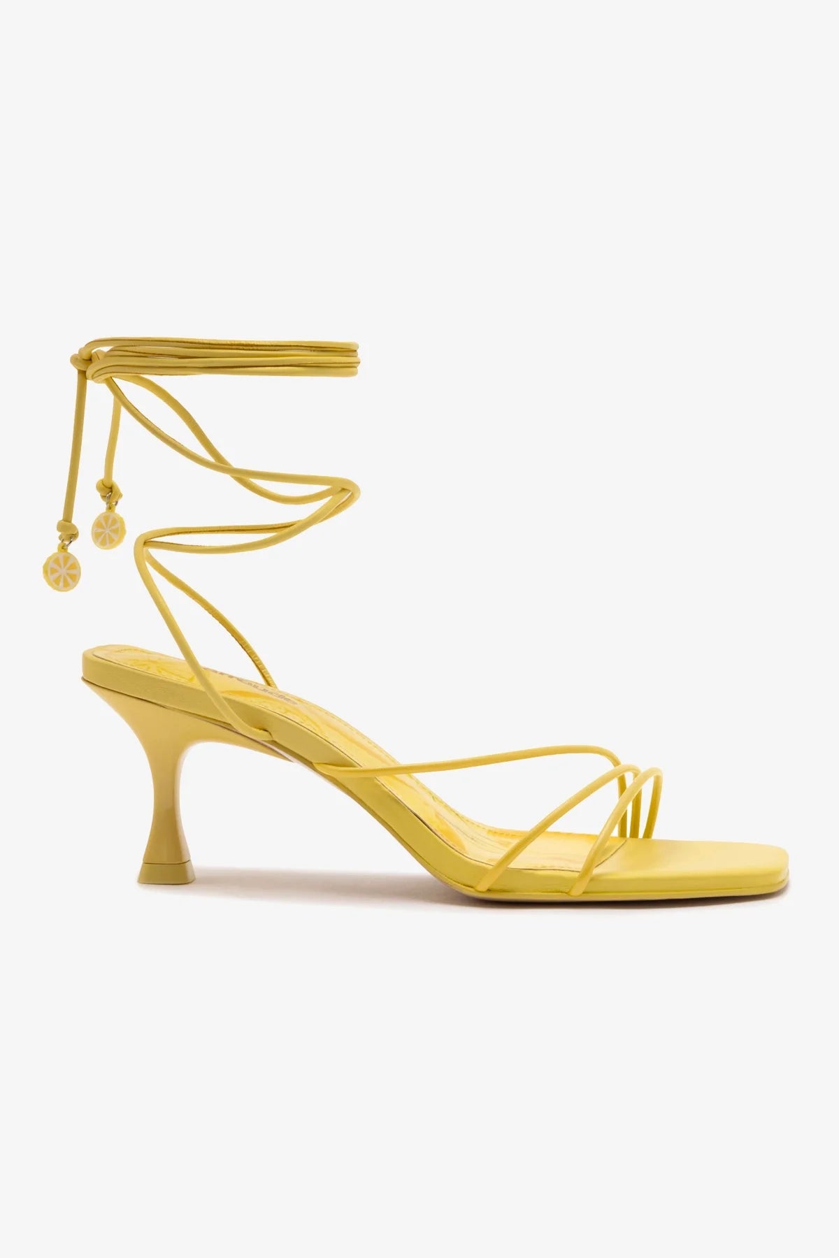 Nadia Women's Leather Sandals in Lemonade Color - Comfortable & Stylish Summer Casual Shoes for Beach, Walking, and Outdoor Activities