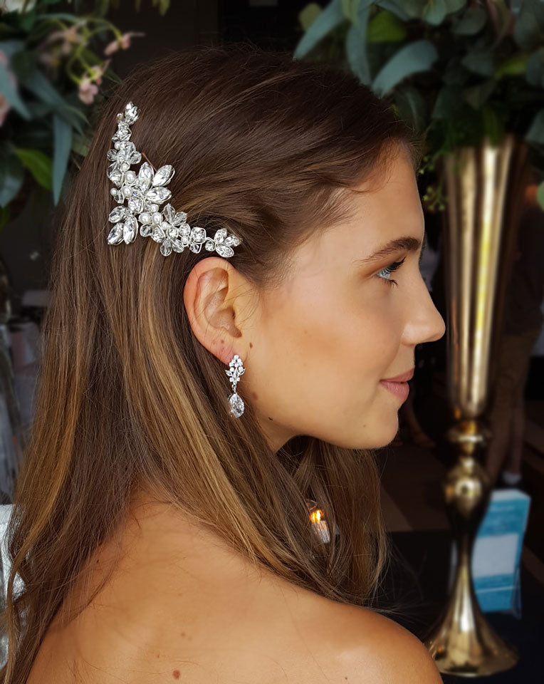 Elegant Bridal Headpiece - Classic Glamour Hair Comb by Kezani | Perfect for Weddings, Prom & Special Occasions