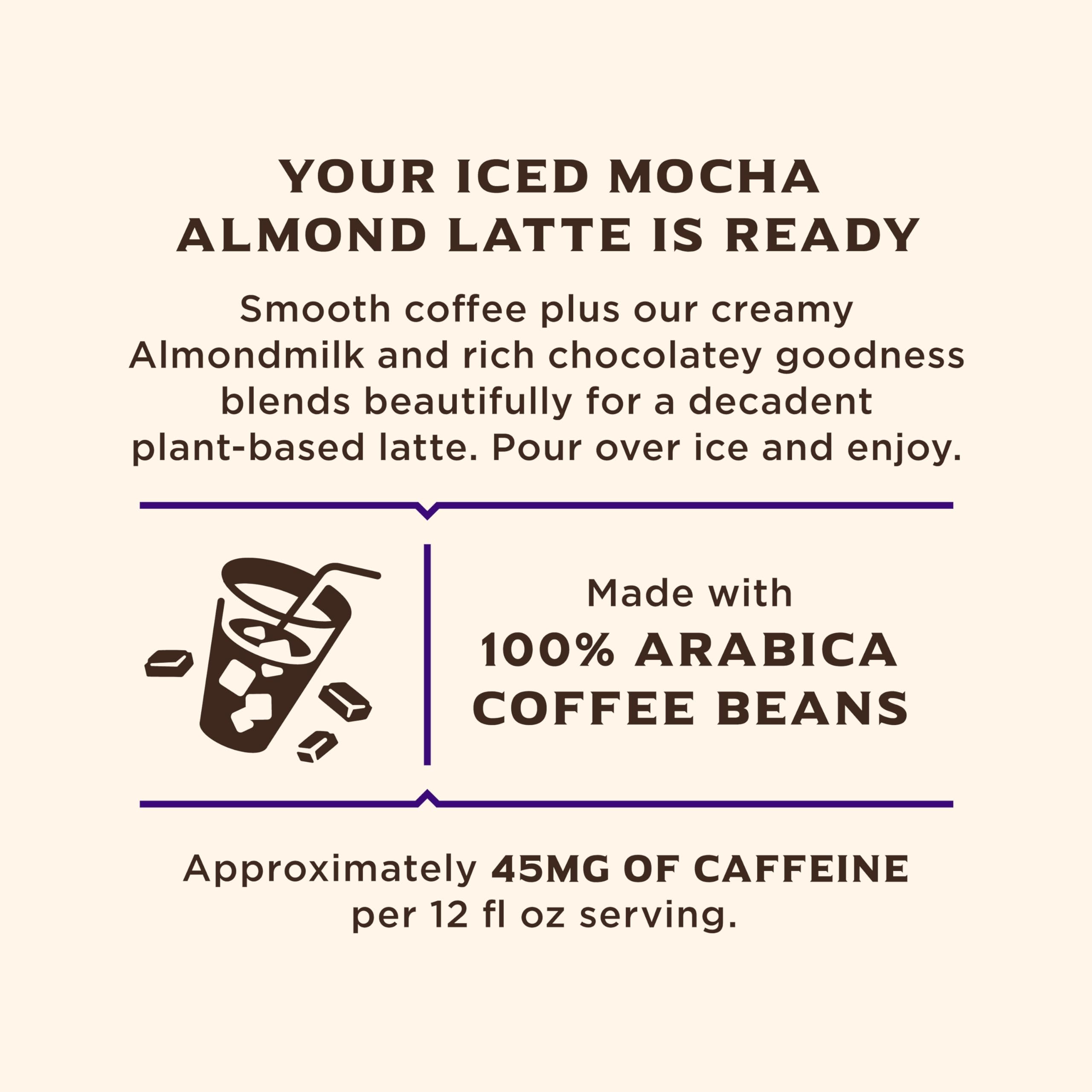 Califia Farms Mocha Cold Brew Coffee with Almond Milk - 48 Oz, 100% Arabica, Dairy Free, Vegan, Gluten Free, Non GMO, Plant Based Iced Coffee - Perfect for Breakfast, Office, or On-the-Go Refreshment