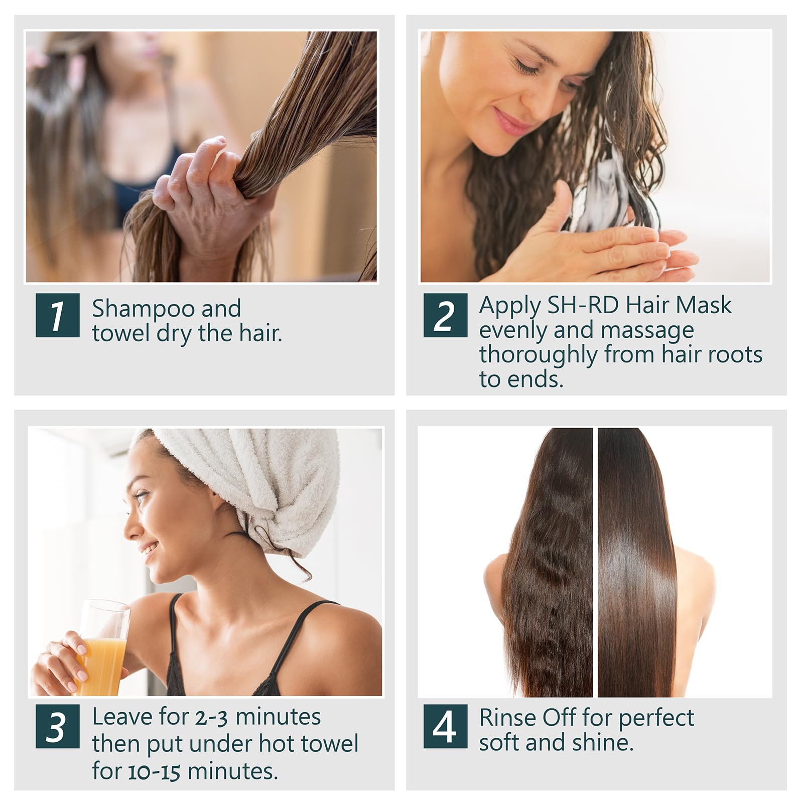 SH-RD Deep Conditioning Hair Mask for Dry & Damaged Hair - Argan Oil Moisturizer Treatment for Curly, Color-Treated Hair Repair (13.52oz/400ml) | Hydrating Hair Care for Salon-Quality Results at Home