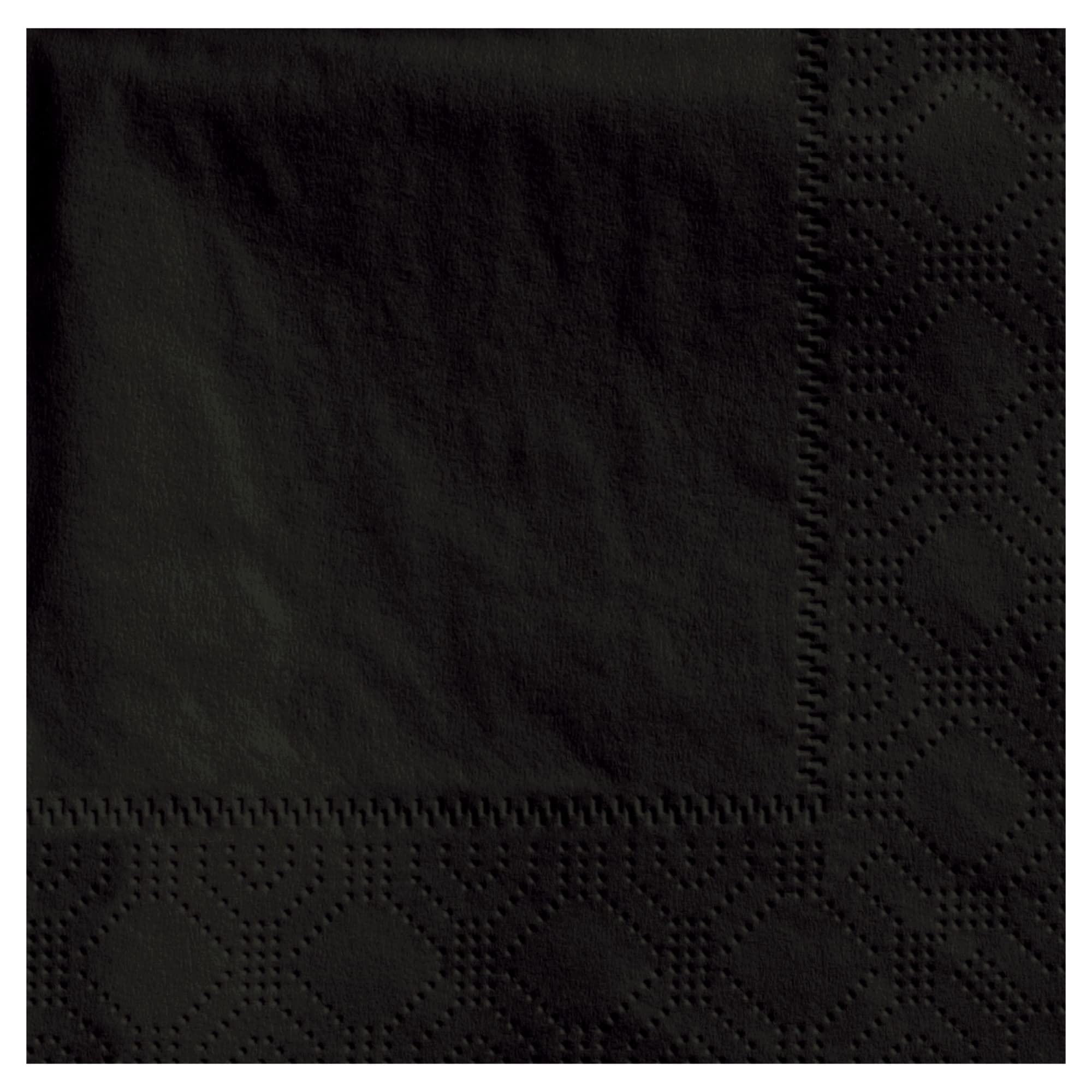 Hoffmaster Premium Black Cocktail Napkins 4.75