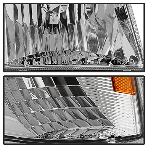 Xtune Crystal Clear Headlights & Corner Lights for 1993-1997 Ford Ranger - 4 Piece Set | Improved Visibility & Style Upgrade for Off-Roading & Night Driving