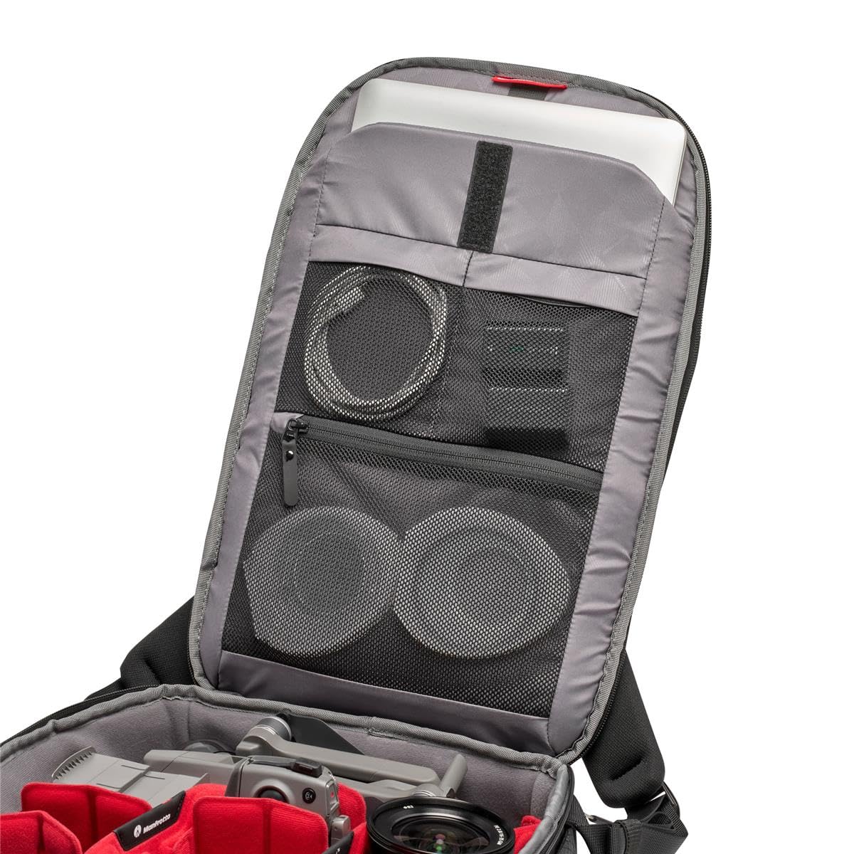 Manfrotto PRO Light Backloader S Professional Camera Backpack - Top & Rear Access, Double Tripod Mount, Customizable Dividers (Black) - Perfect for Travel, Outdoor Photography & Studio Shoots