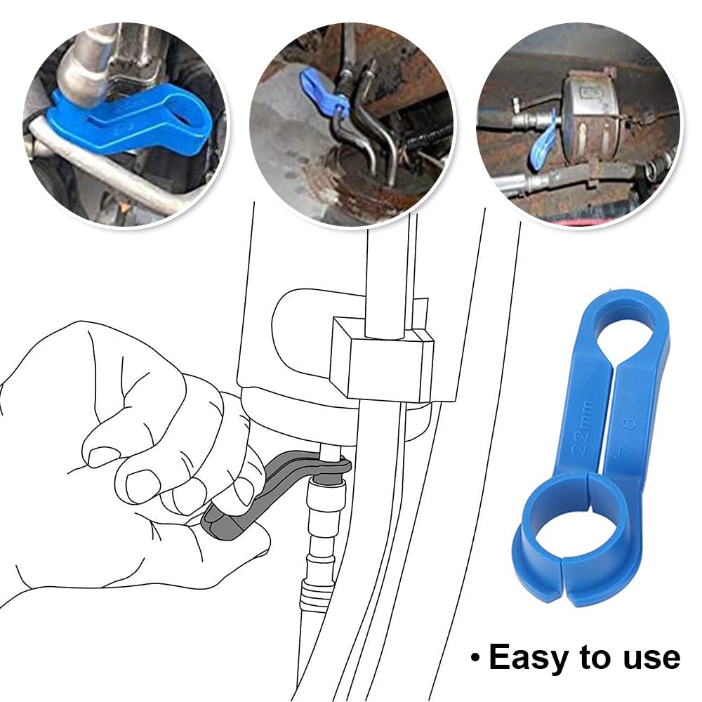 7-Piece Fuel Line Disconnect Tool Set - Professional AC Line Quick Release Tool Kit for Automotive HVAC & Fuel System Repairs - Perfect for Mechanics, DIY Car Maintenance & AC Service